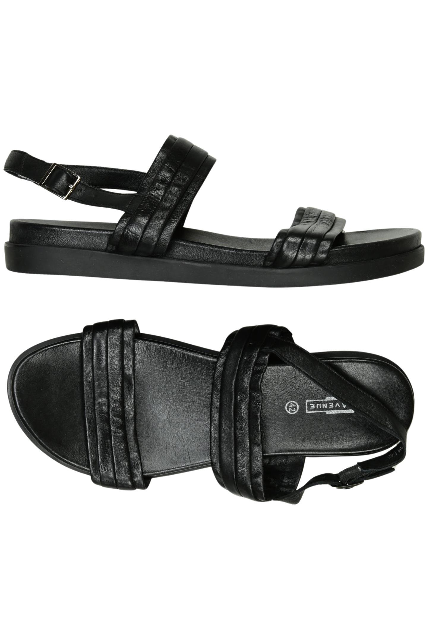 

5th Avenue Damen Sandale, schwarz, Gr. 42