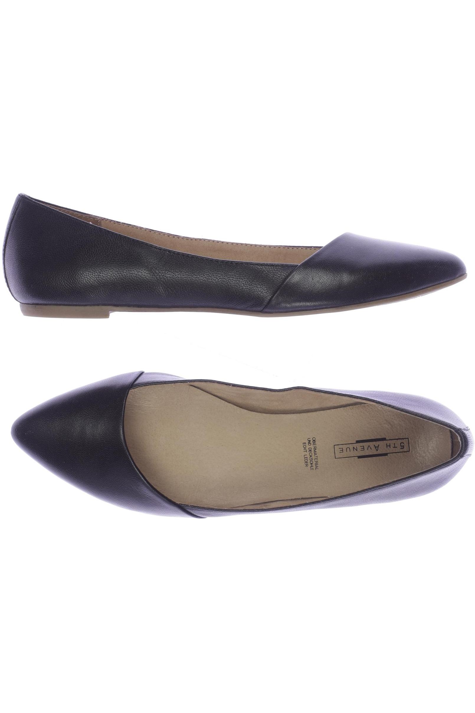 

5th Avenue Damen Ballerinas, schwarz, Gr. 38