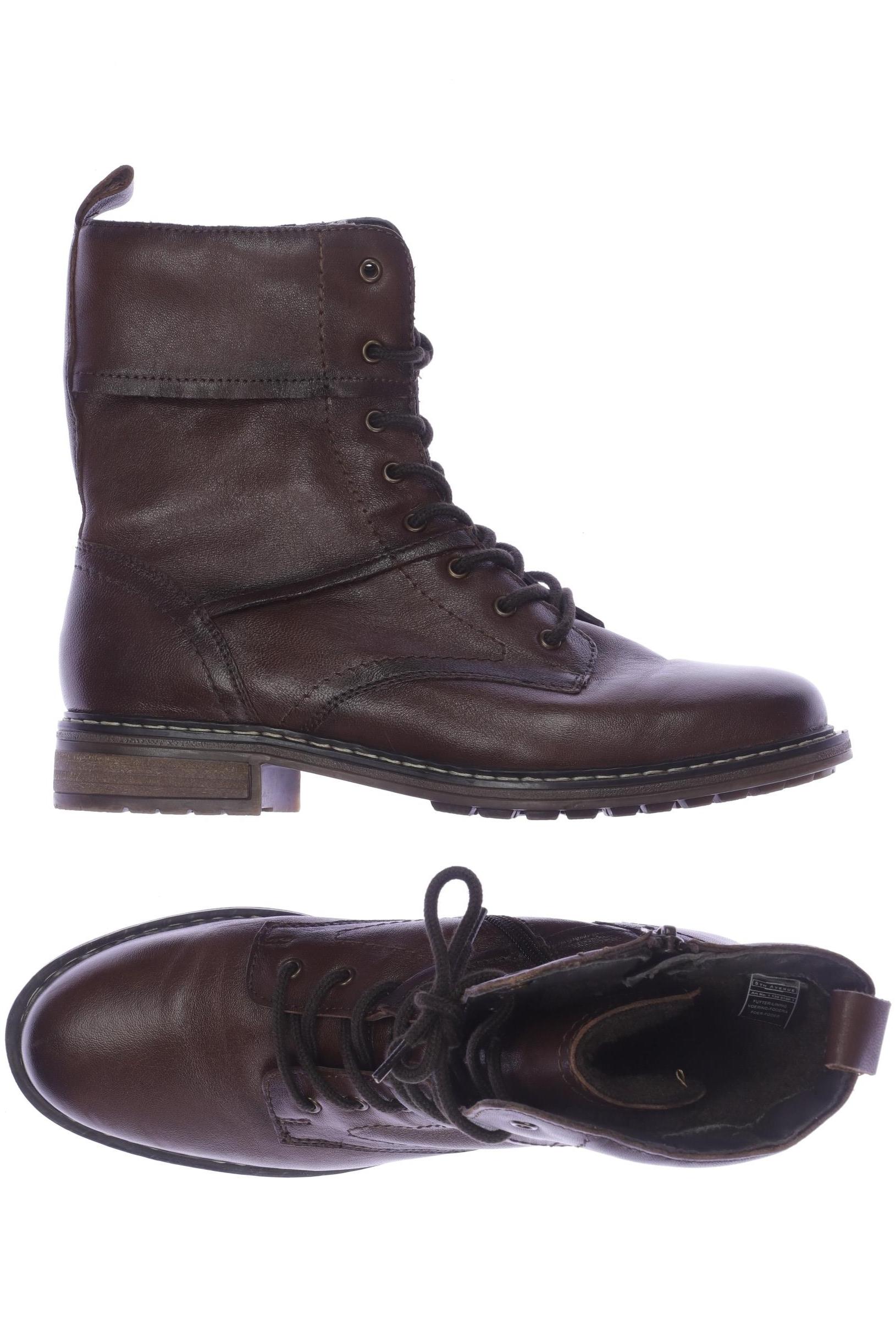 

5th Avenue Damen Stiefelette, braun, Gr. 40