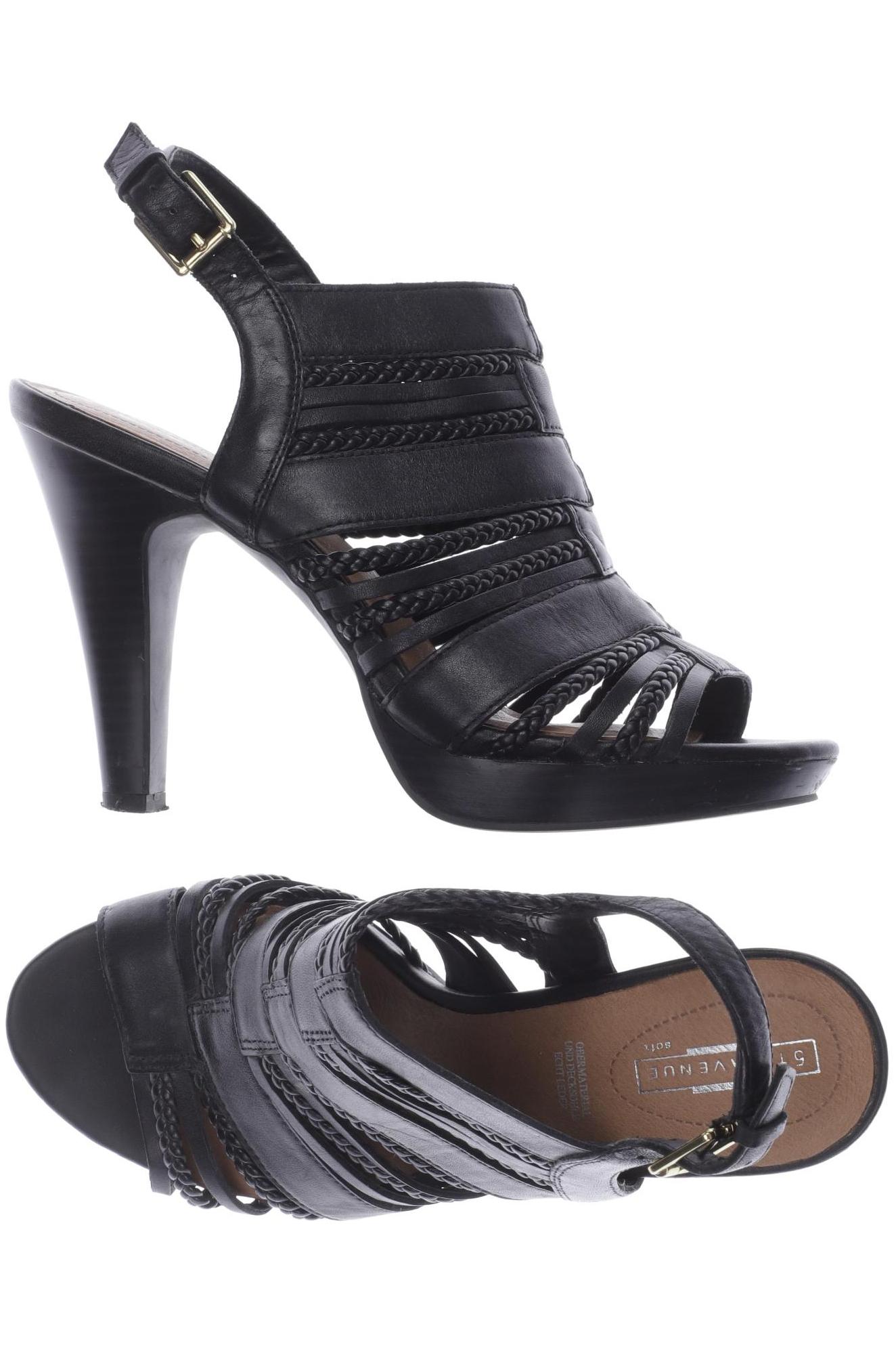 

5th Avenue Damen Sandale, schwarz