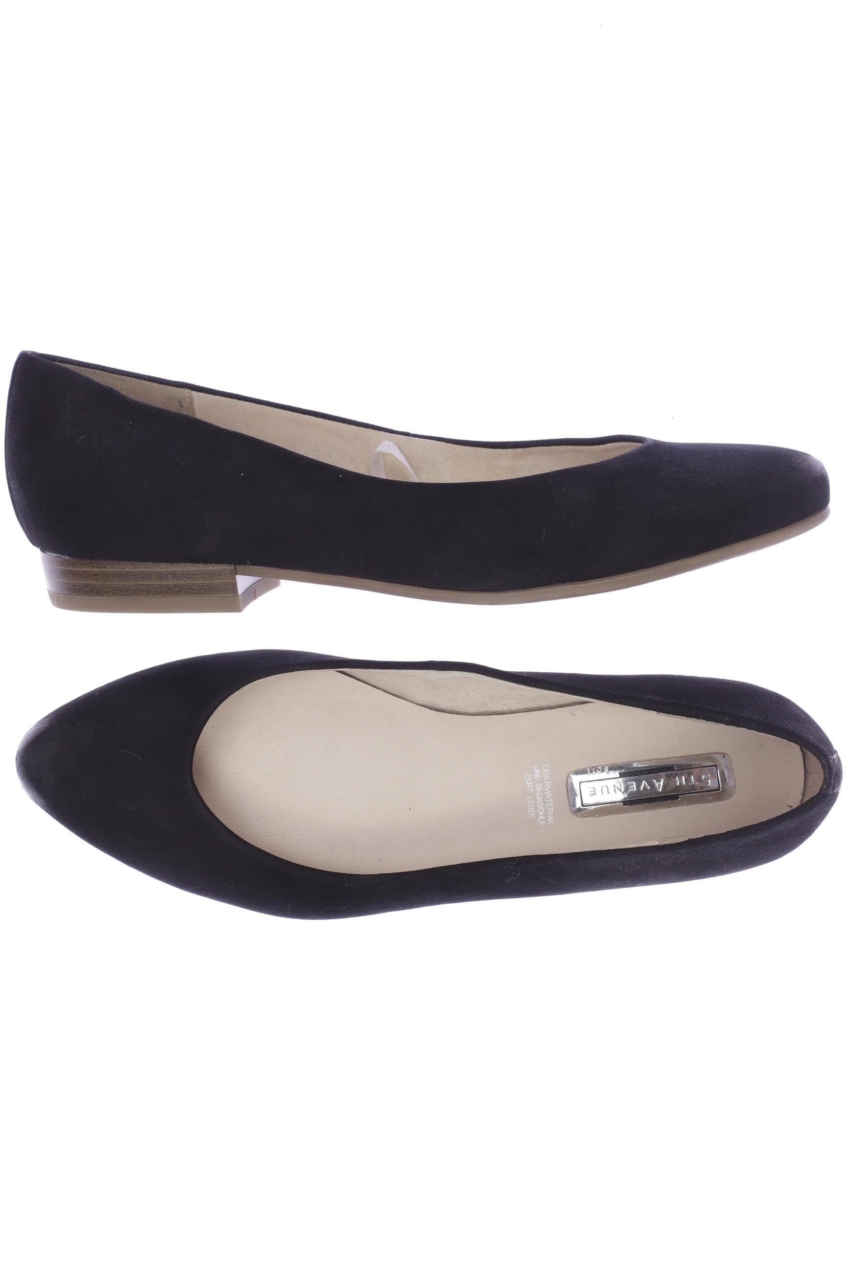 

5th Avenue Damen Ballerinas, schwarz, Gr. 38