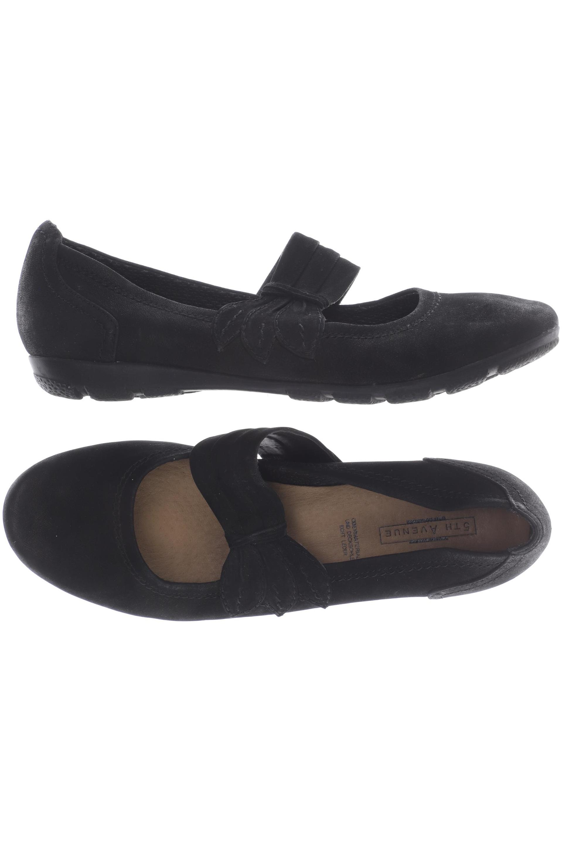

5th Avenue Damen Ballerinas, schwarz, Gr. 38