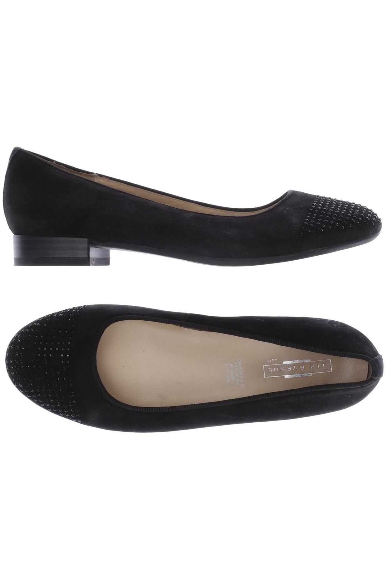 

5th Avenue Damen Ballerinas, schwarz