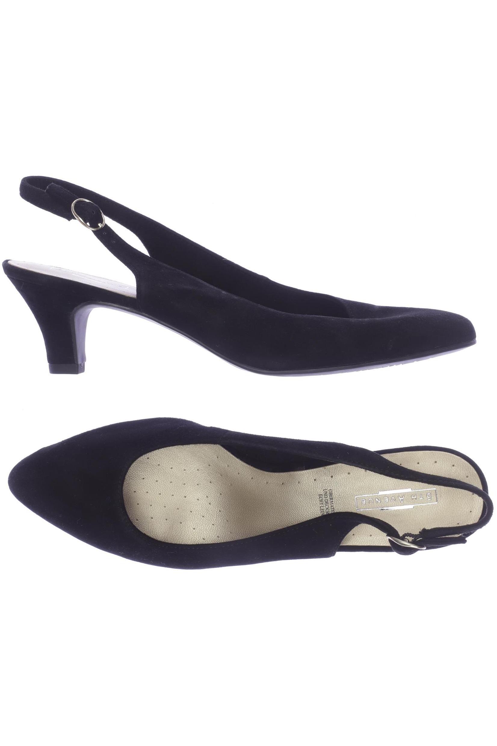 

5th Avenue Damen Sandale, schwarz, Gr. 41