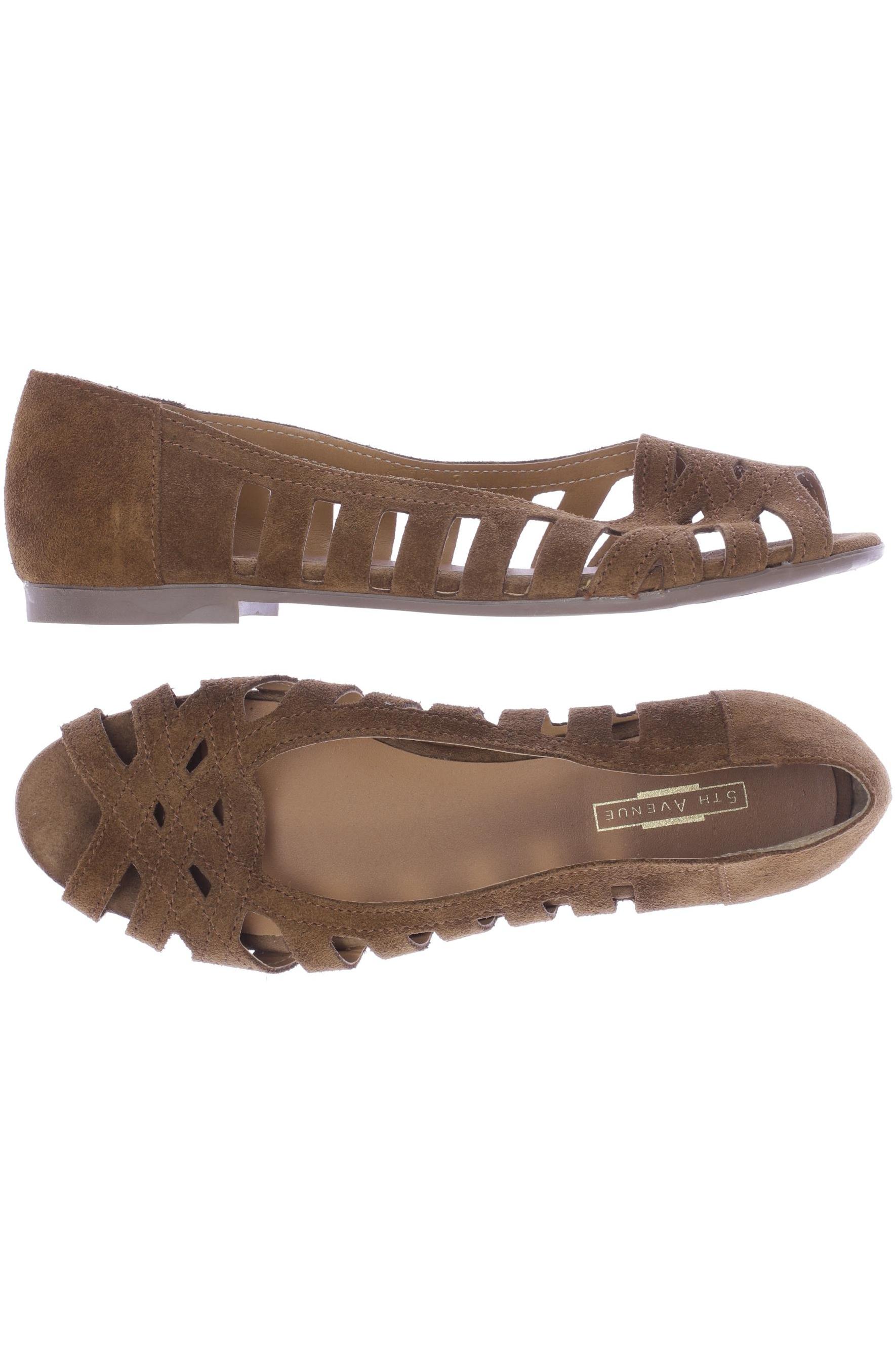 

5th Avenue Damen Ballerinas, braun, Gr. 38