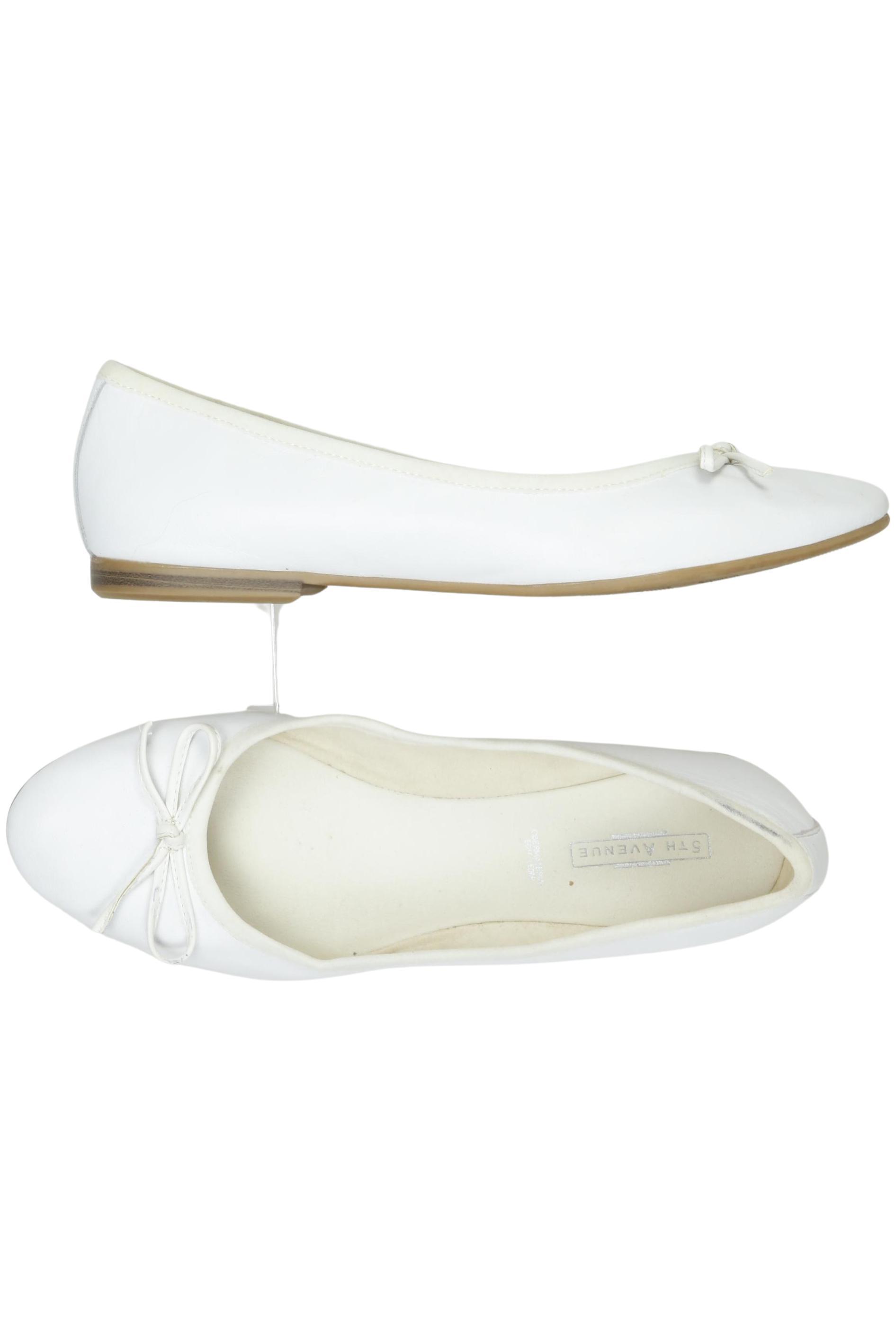 

5th Avenue Damen Ballerinas, weiß, Gr. 39