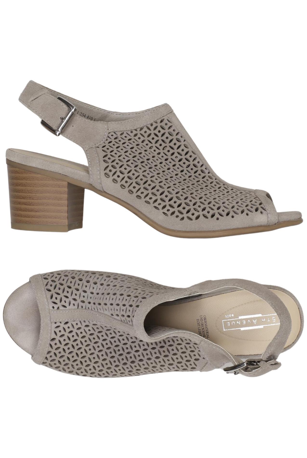 

5th Avenue Damen Sandale, grau, Gr. 39