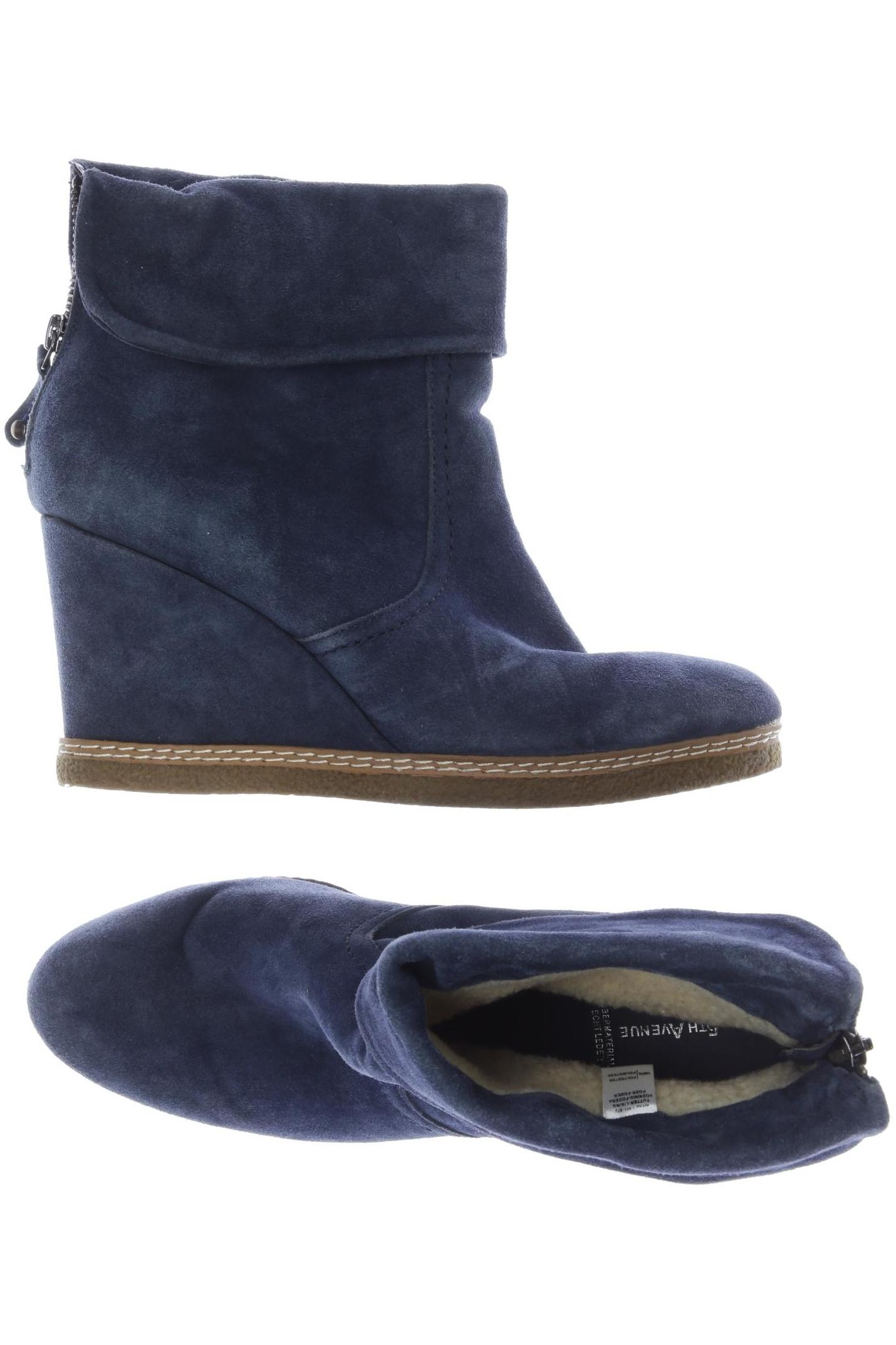 

5th Avenue Damen Stiefelette, blau, Gr. 40