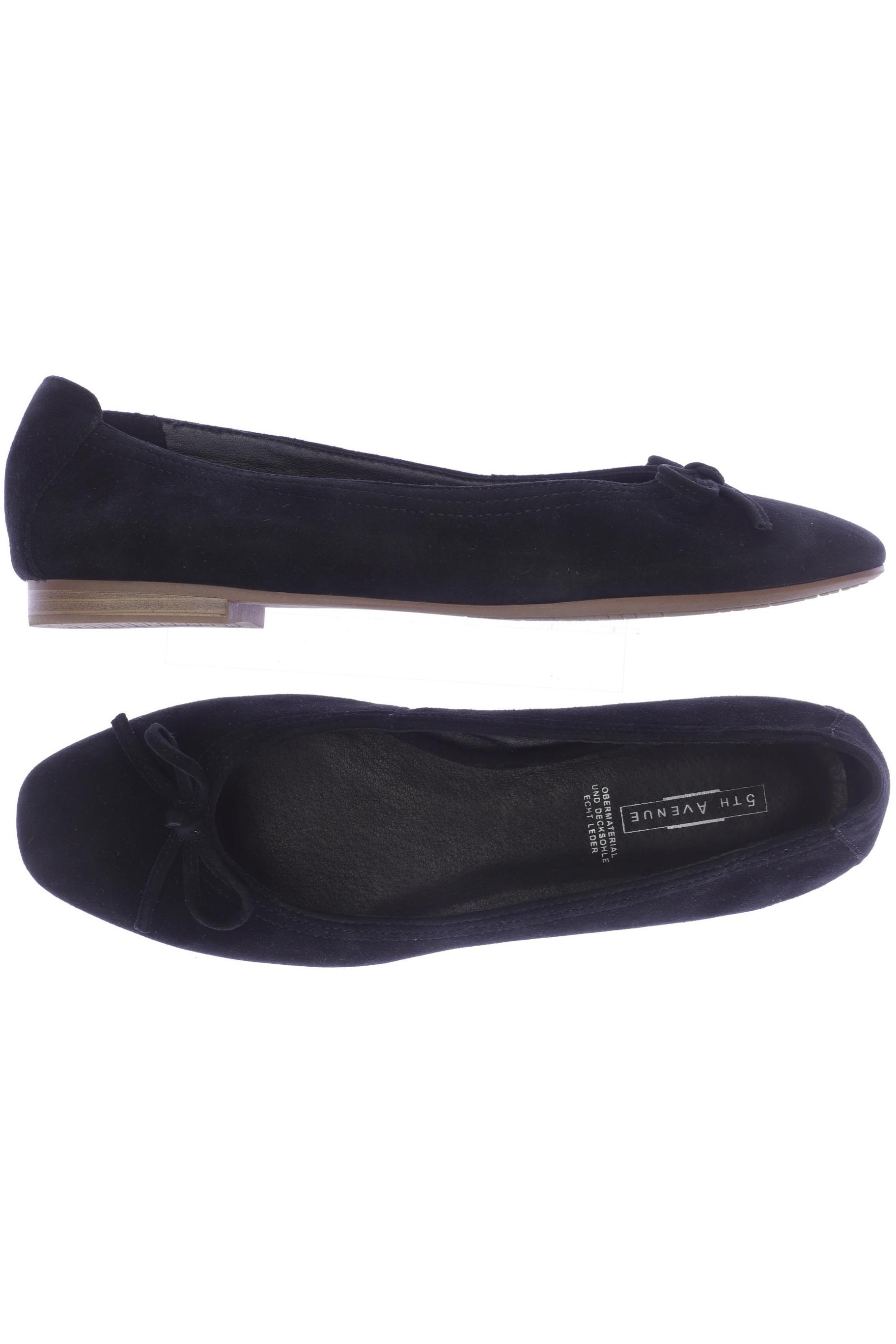 

5th Avenue Damen Ballerinas, schwarz, Gr. 40