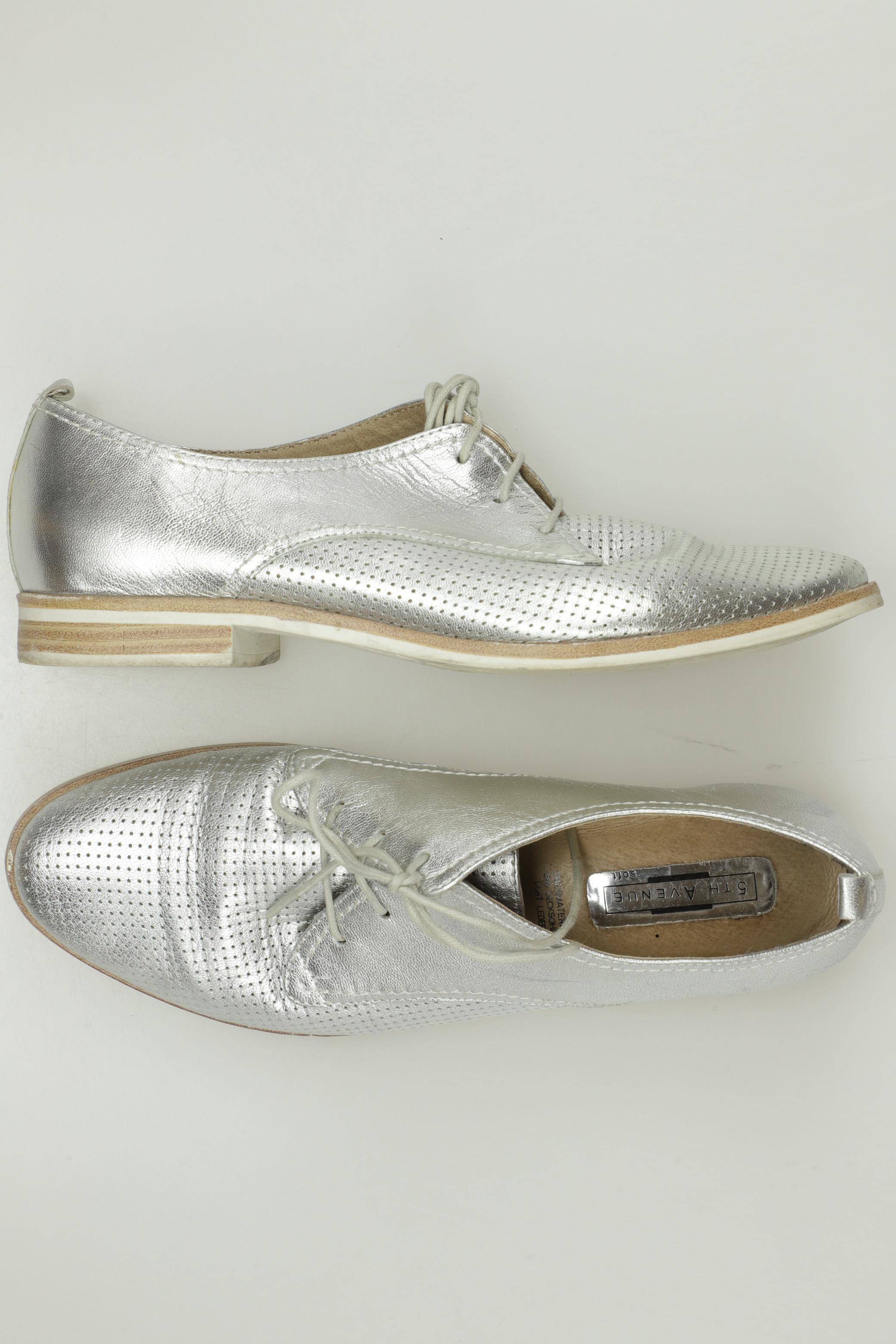 

5th Avenue Damen Halbschuh, silber, Gr. 37