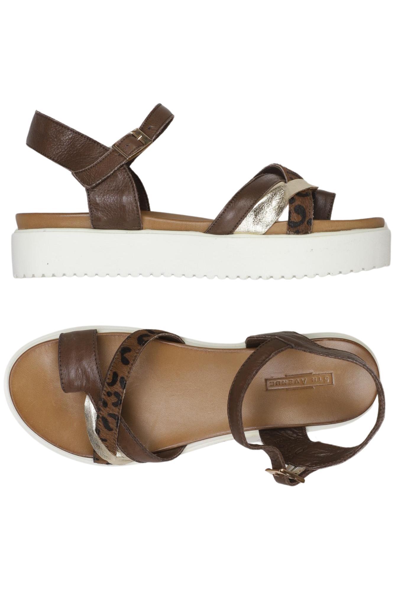 

5th Avenue Damen Sandale, braun, Gr. 38