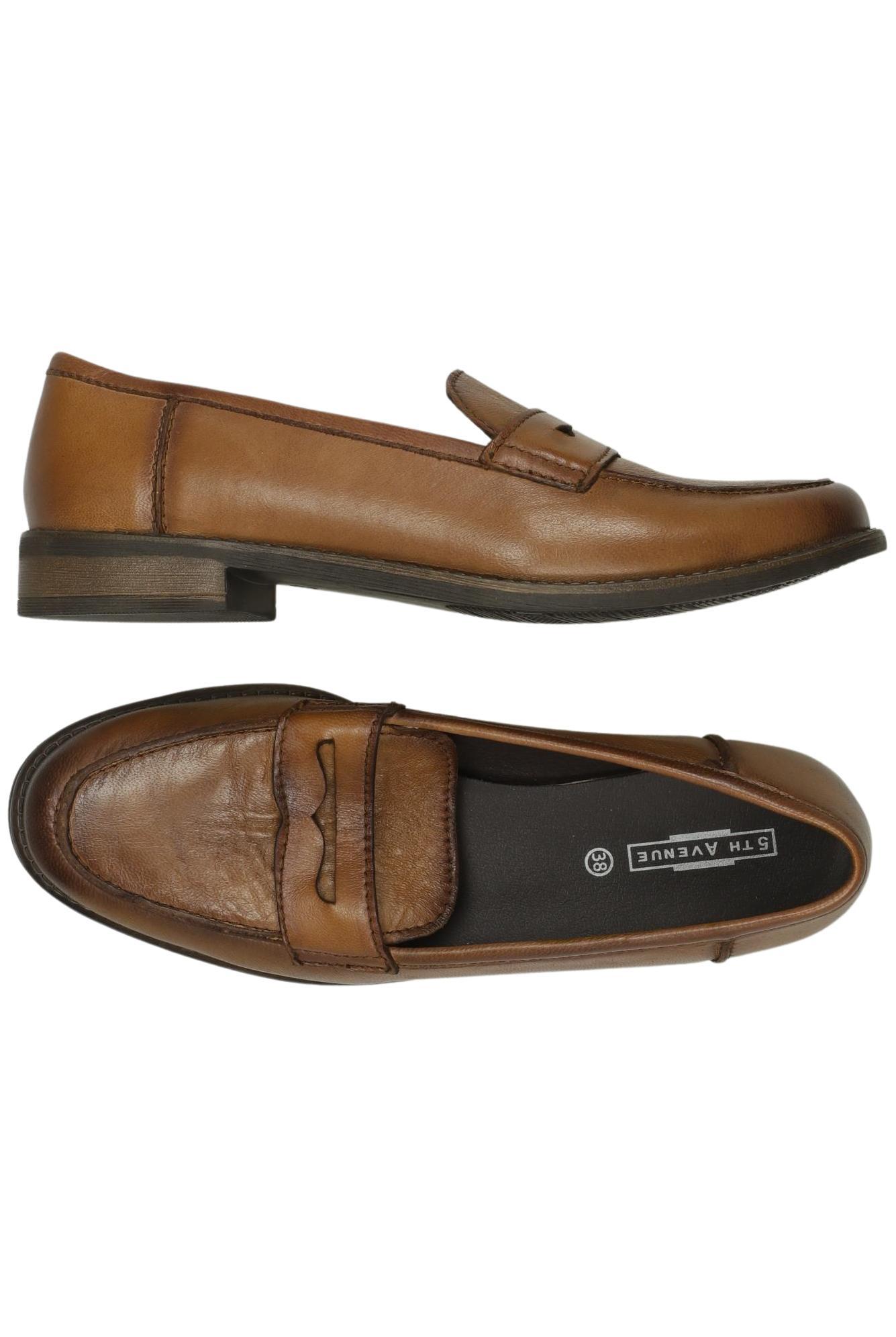 

5th Avenue Damen Halbschuh, braun, Gr. 38