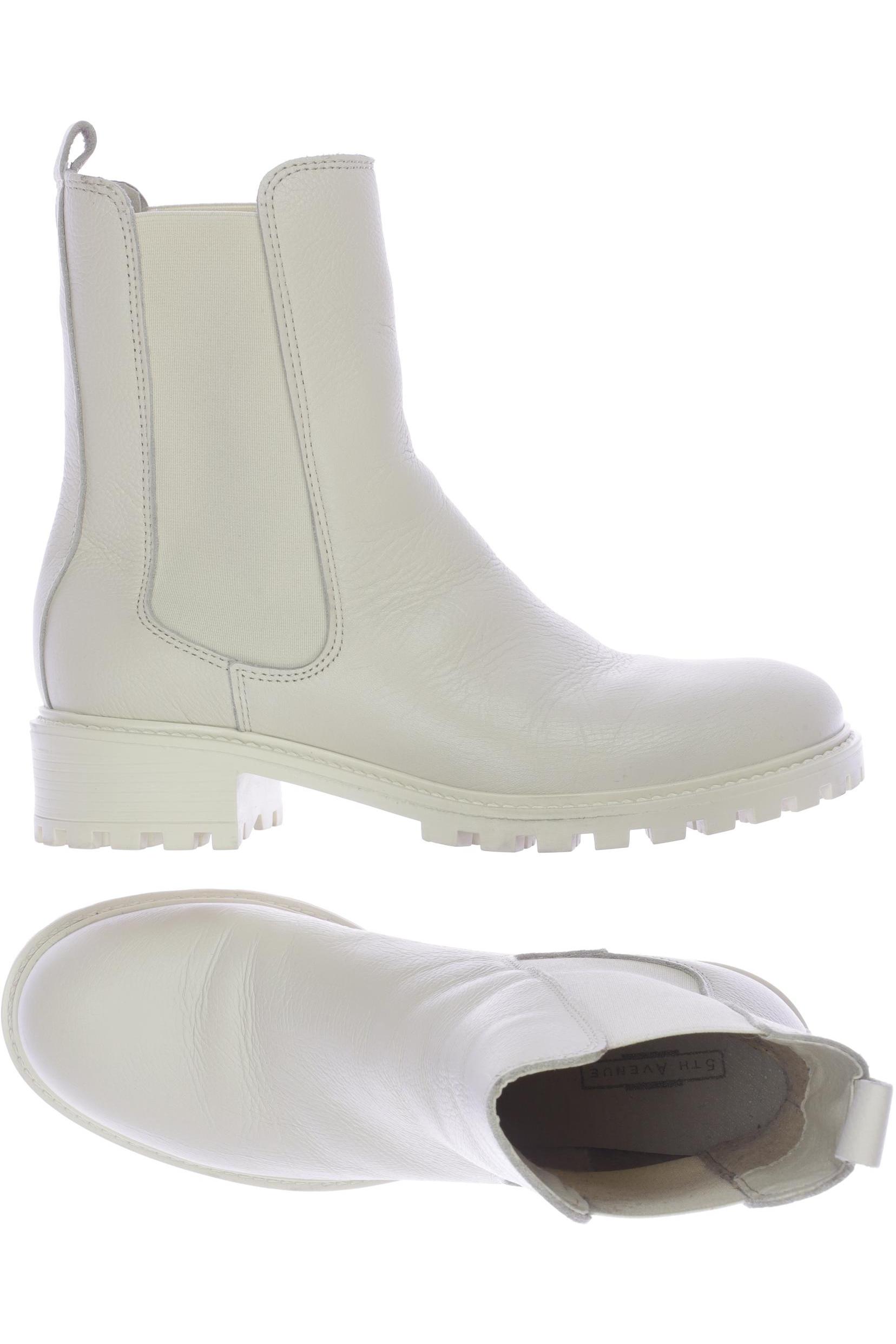 

5th Avenue Damen Stiefel, cremeweiß, Gr. 39