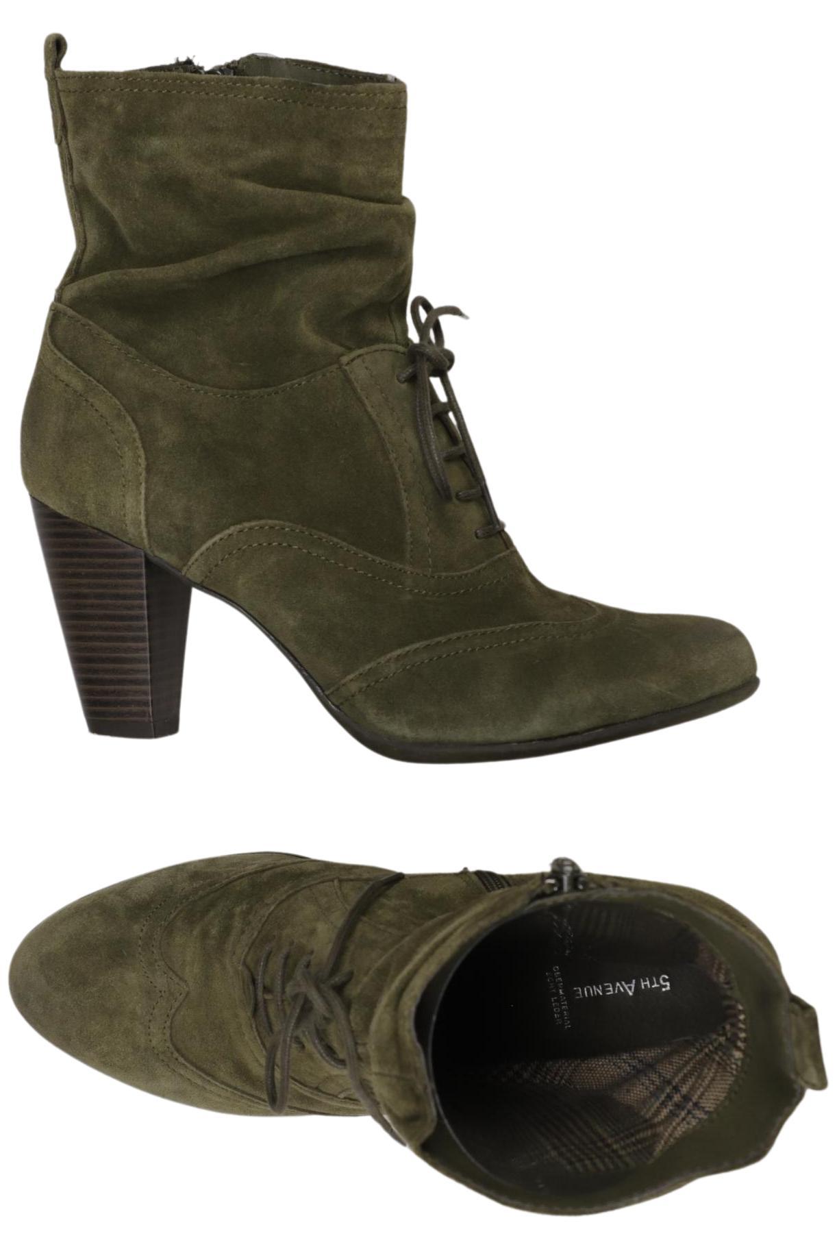 

5th Avenue Damen Stiefelette, grün, Gr. 39