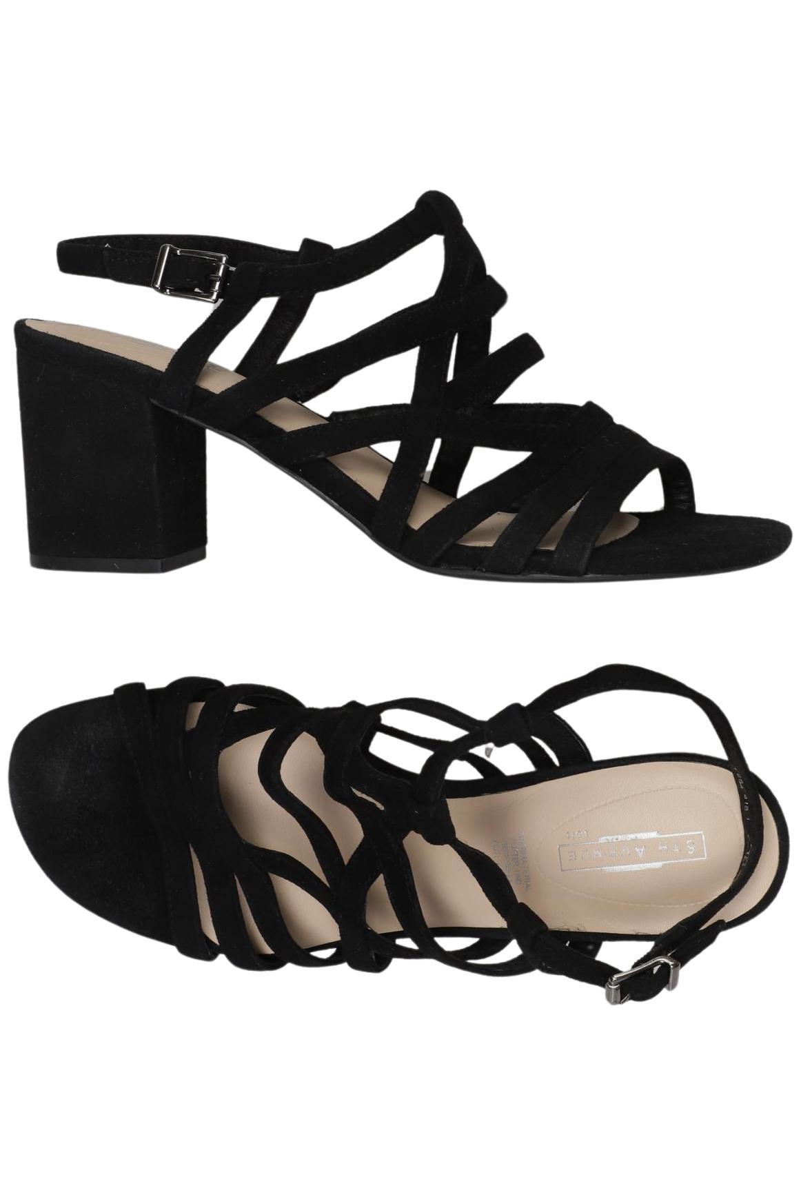 

5th Avenue Damen Sandale, schwarz, Gr. 40