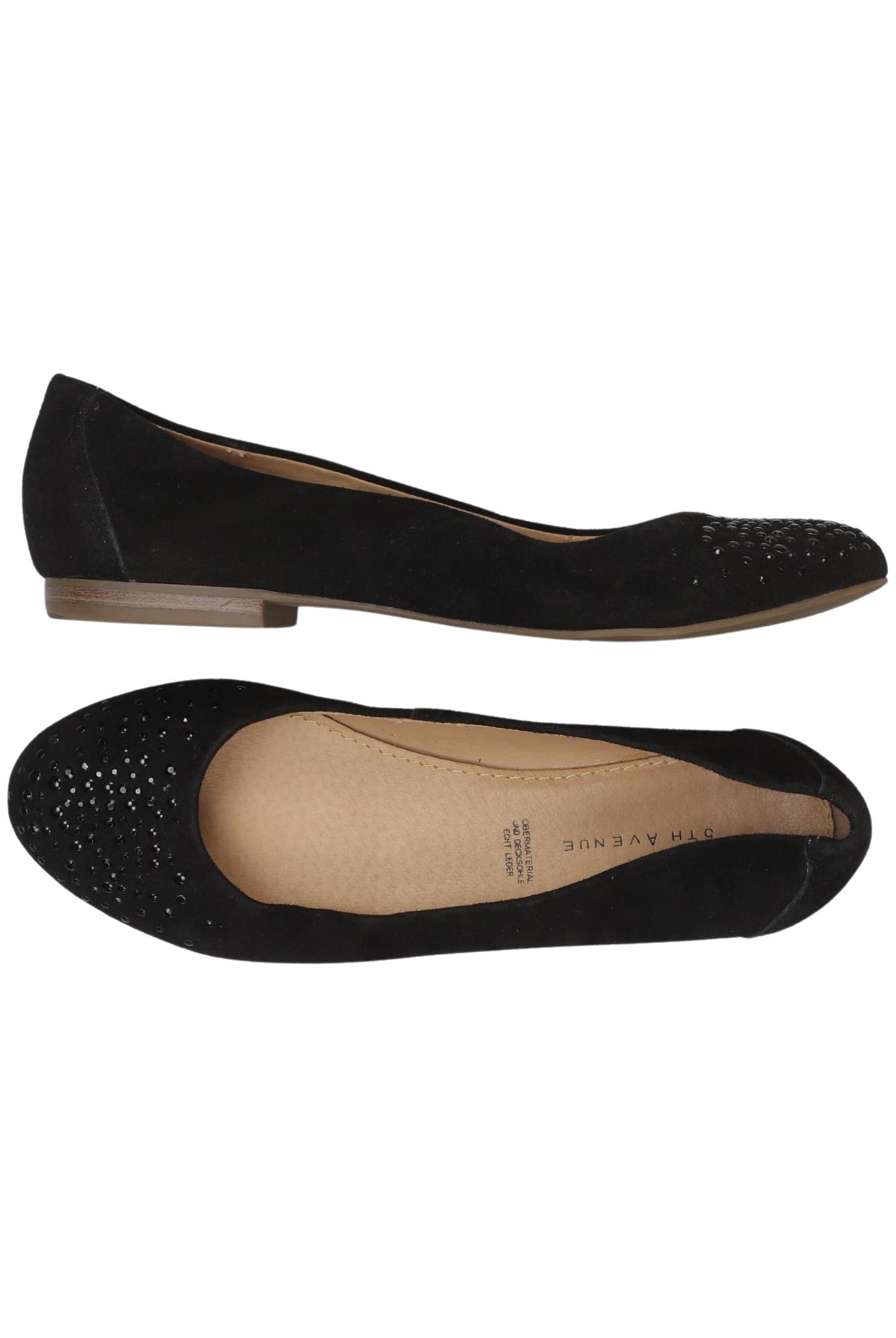 

5th Avenue Damen Ballerinas, schwarz, Gr. 38