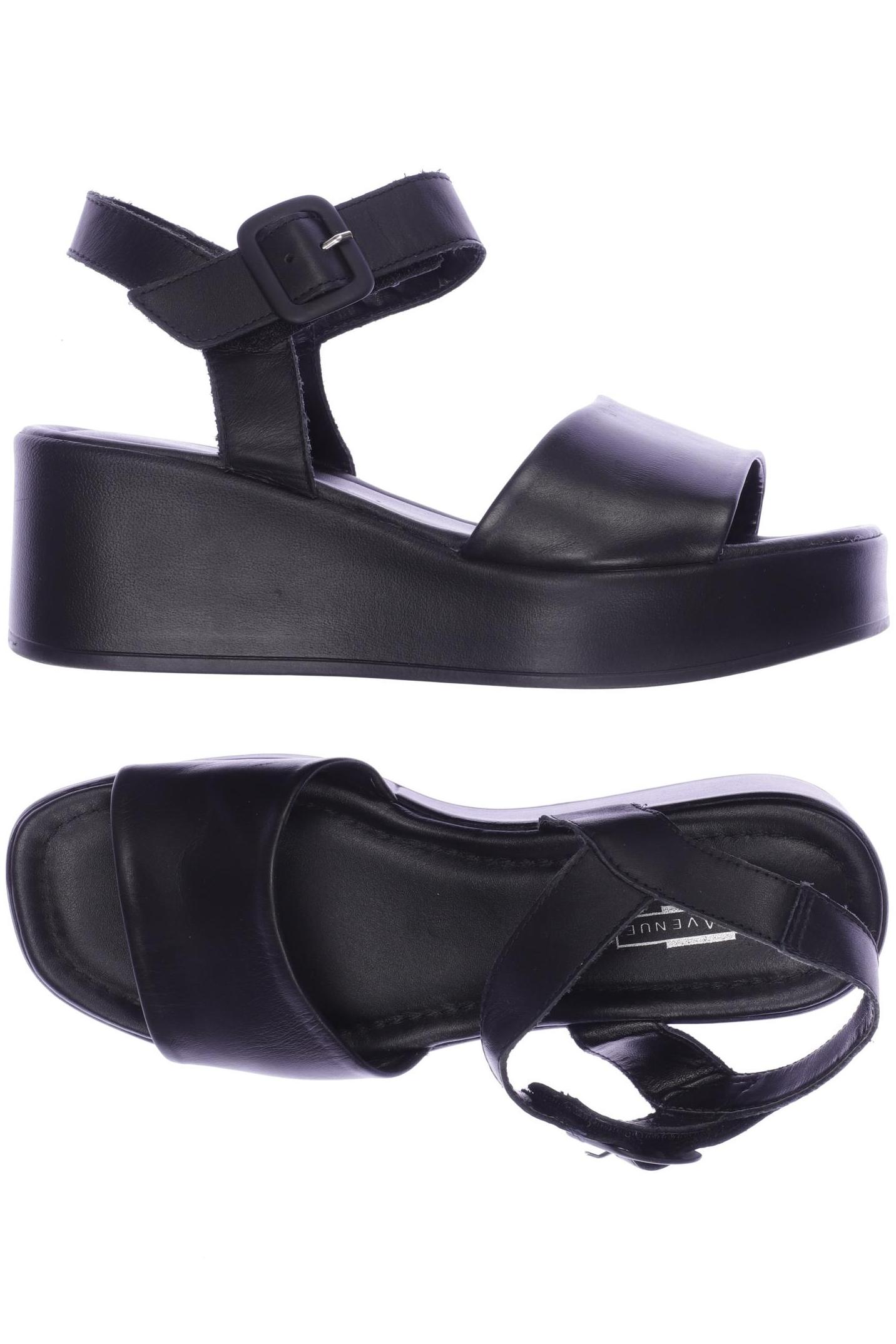 

5th Avenue Damen Sandale, schwarz, Gr. 38