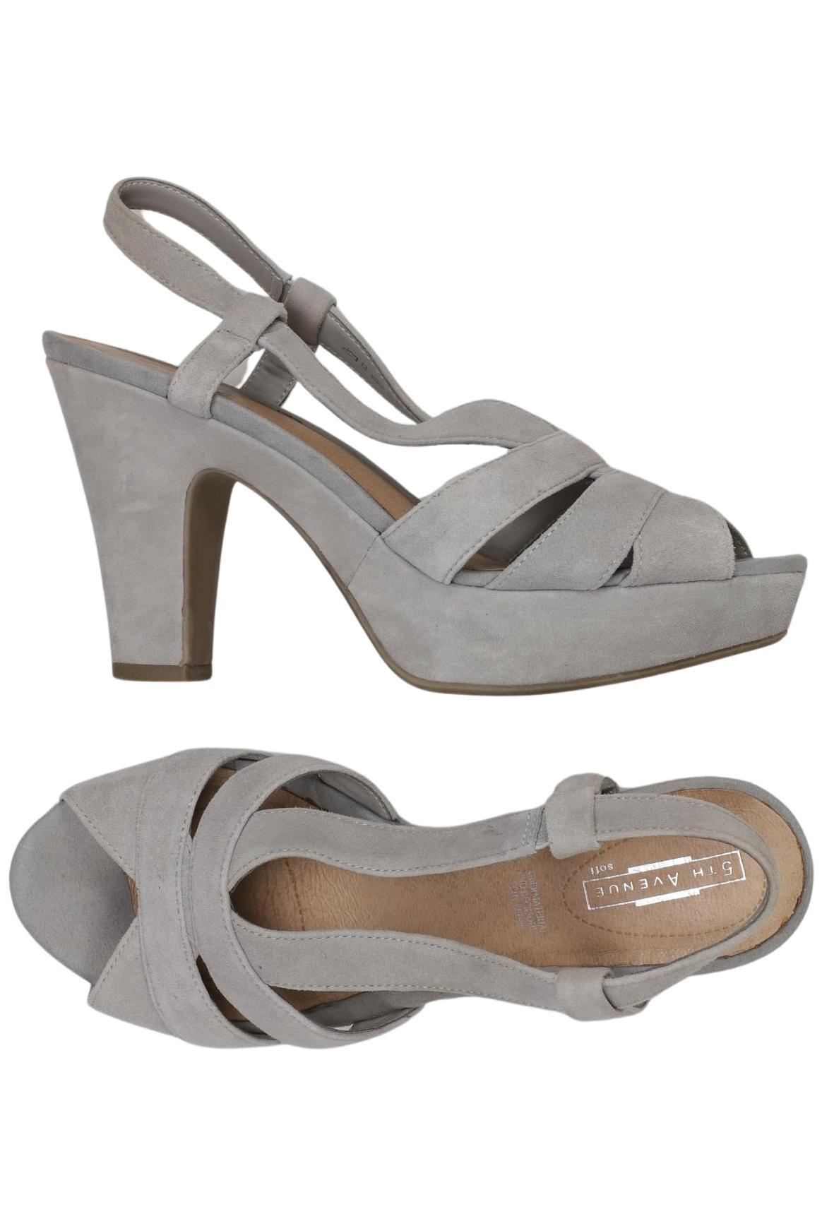 

5th Avenue Damen Sandale, grau, Gr. 39