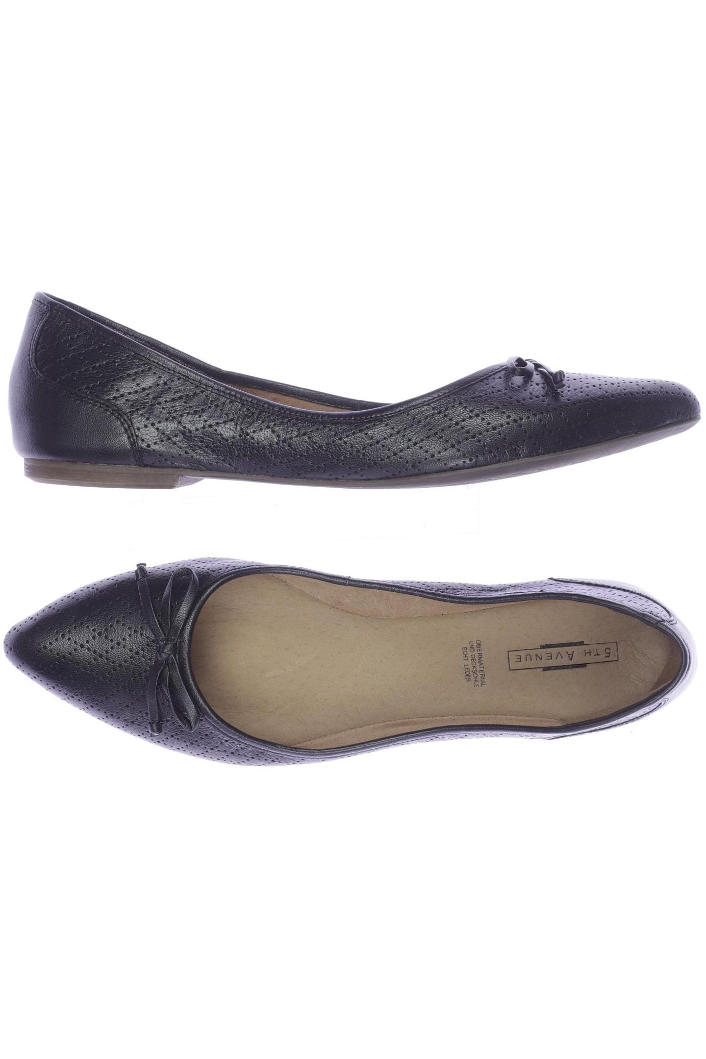 

5th Avenue Damen Ballerinas, schwarz, Gr. 40
