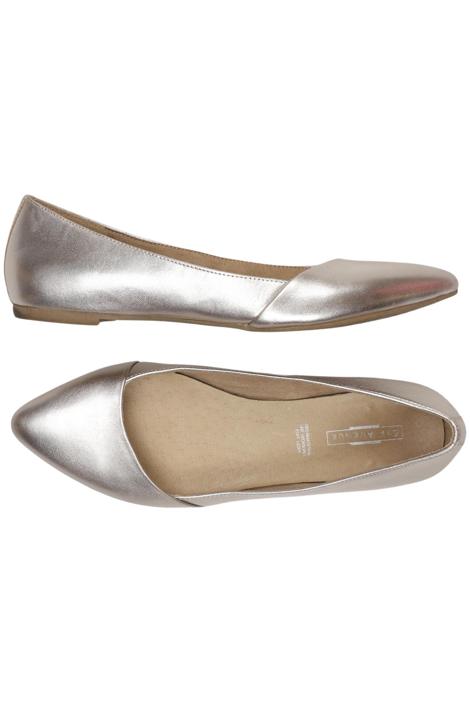 

5th Avenue Damen Ballerinas, silber, Gr. 38