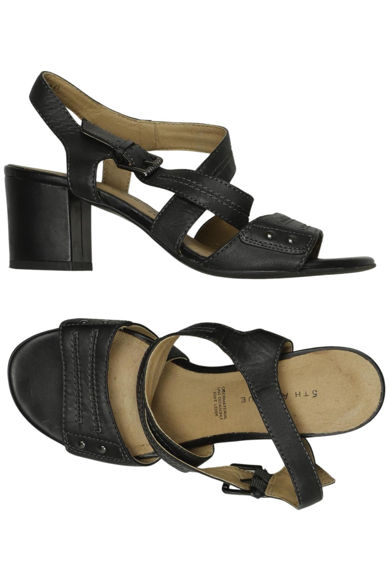 

5th Avenue Damen Sandale, schwarz, Gr. 36