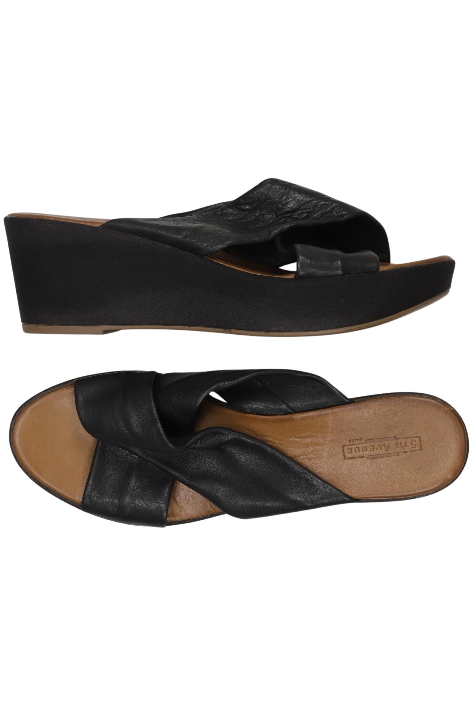 

5th Avenue Damen Sandale, schwarz, Gr. 41