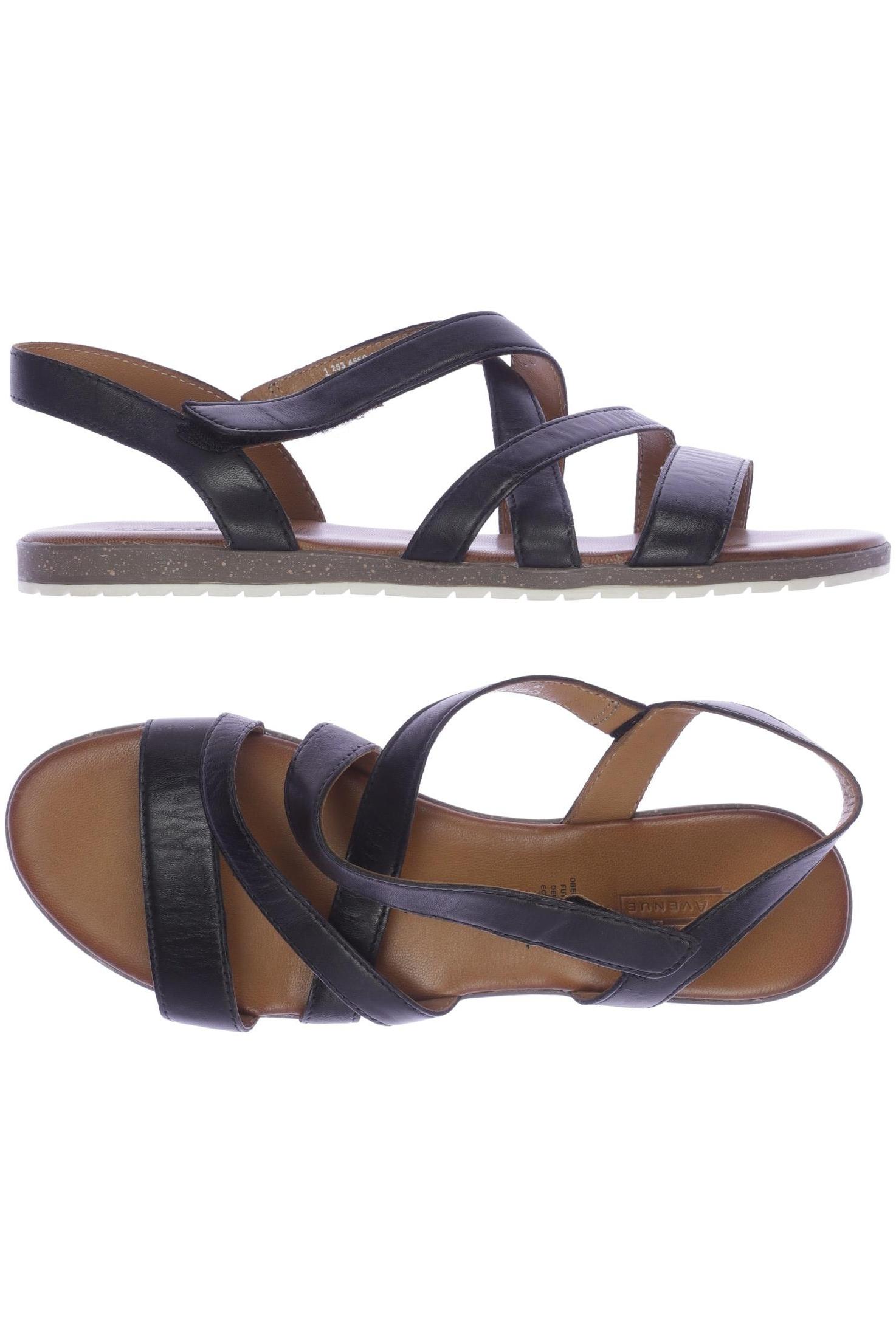 

5th Avenue Damen Sandale, schwarz, Gr. 41