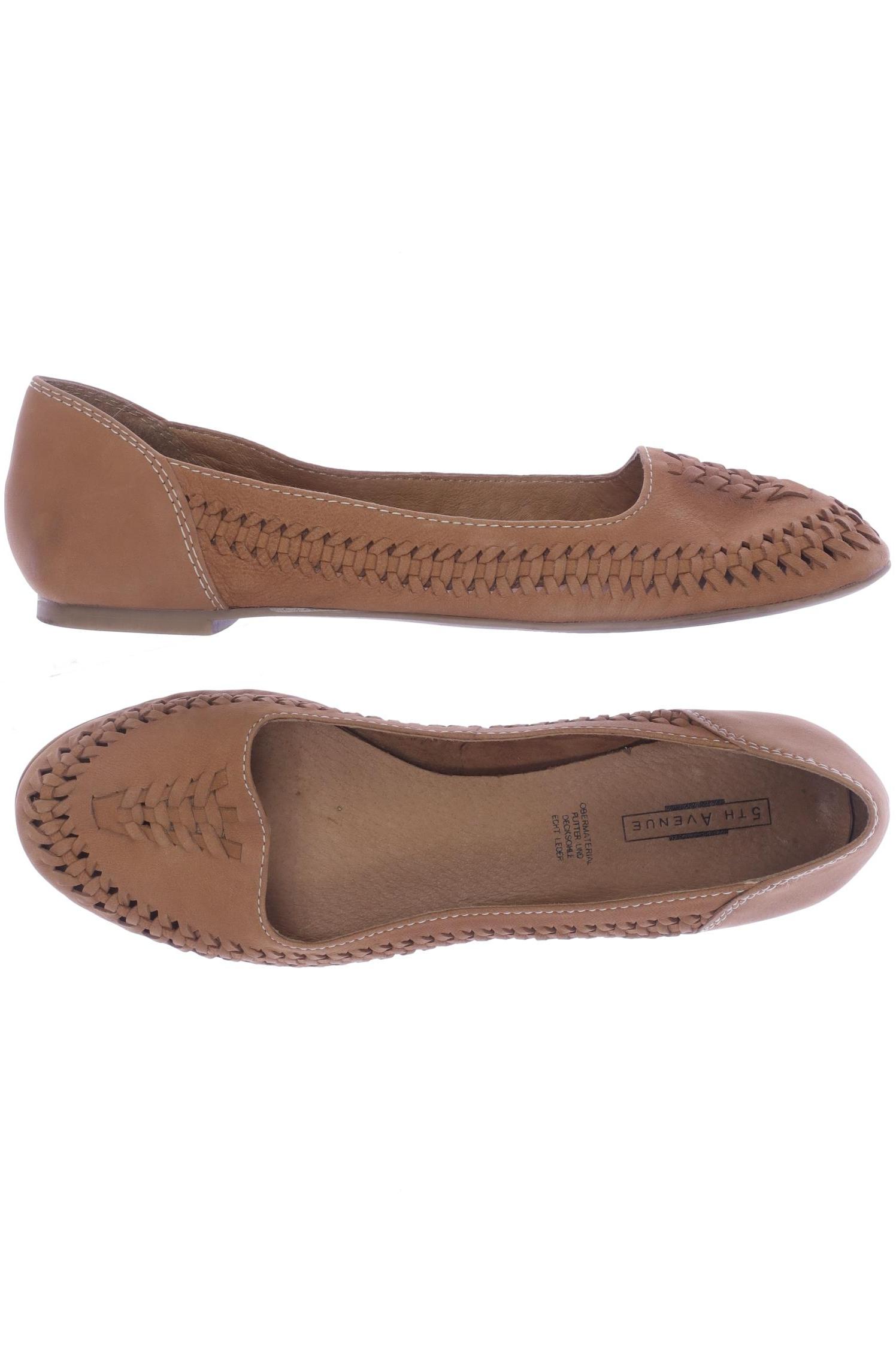 

5th Avenue Damen Ballerinas, braun, Gr. 39