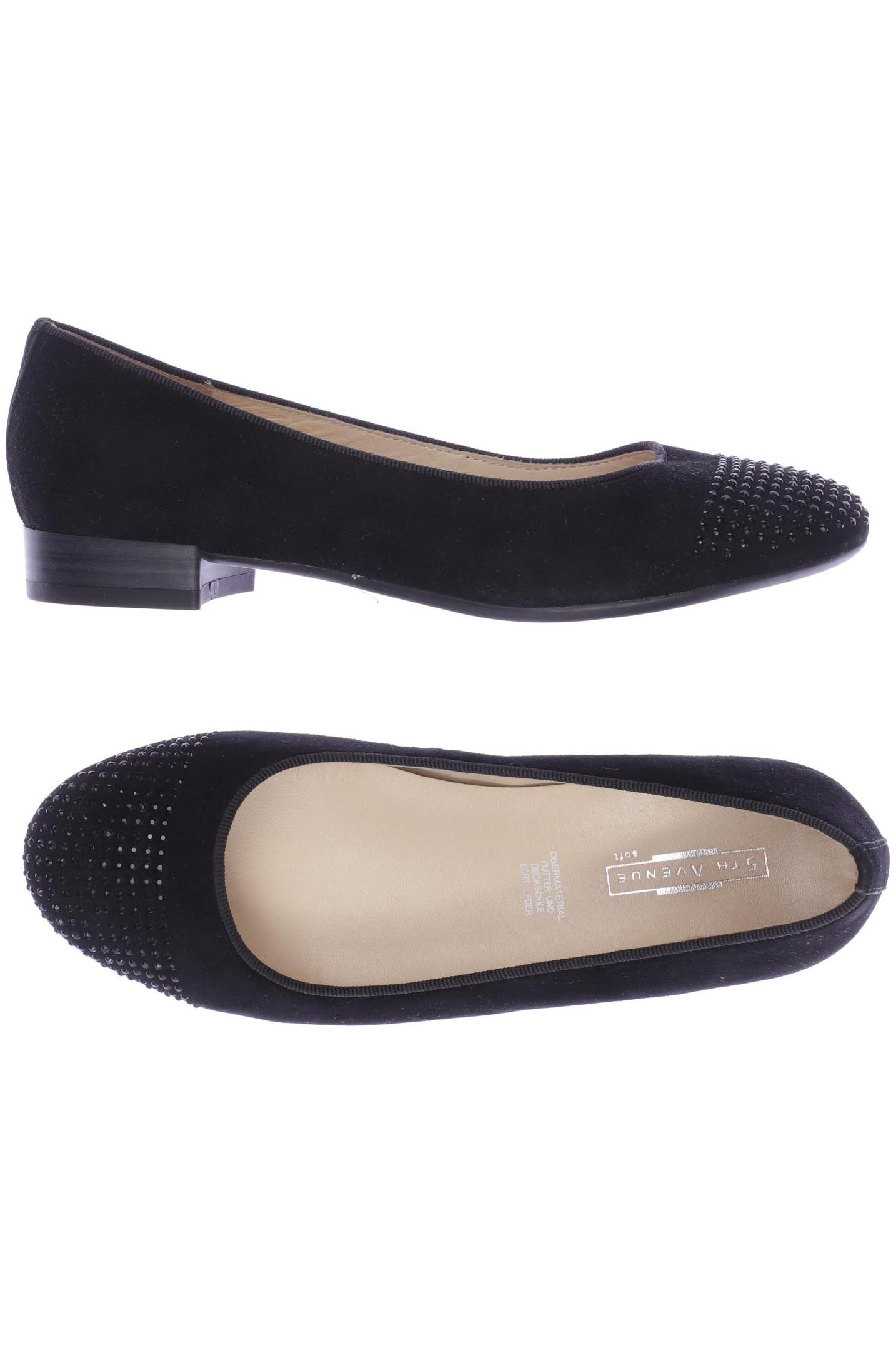 

5th Avenue Damen Ballerinas, schwarz, Gr. 36