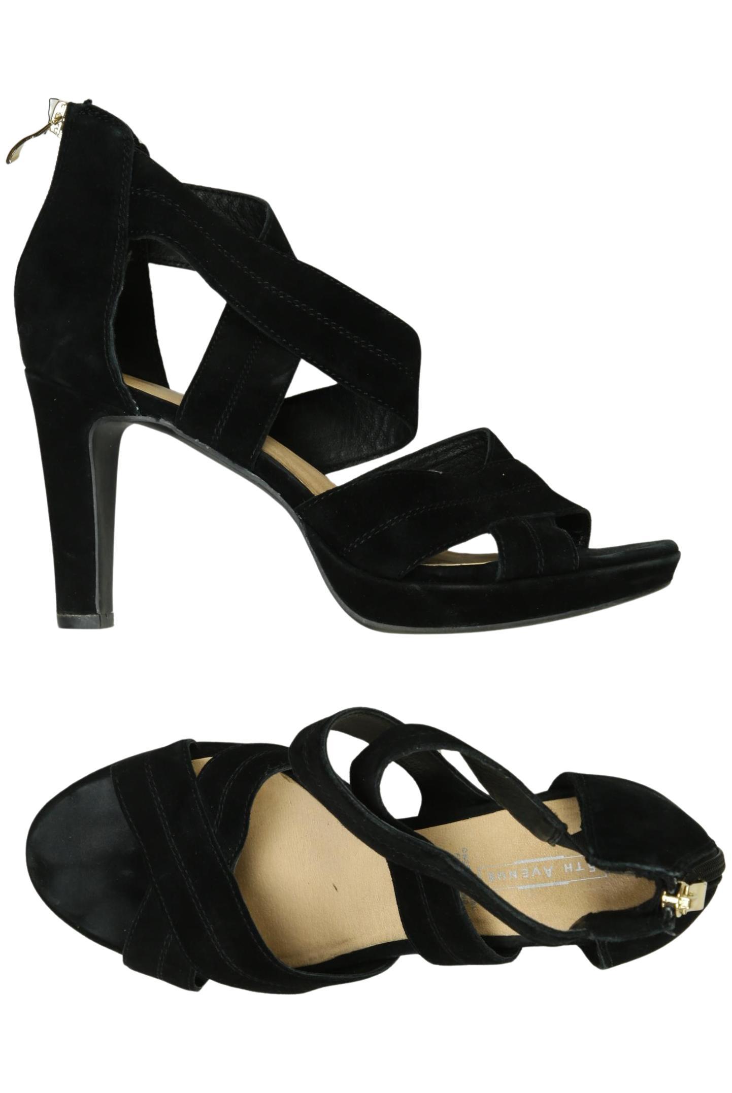 

5th Avenue Damen Sandale, schwarz, Gr. 39