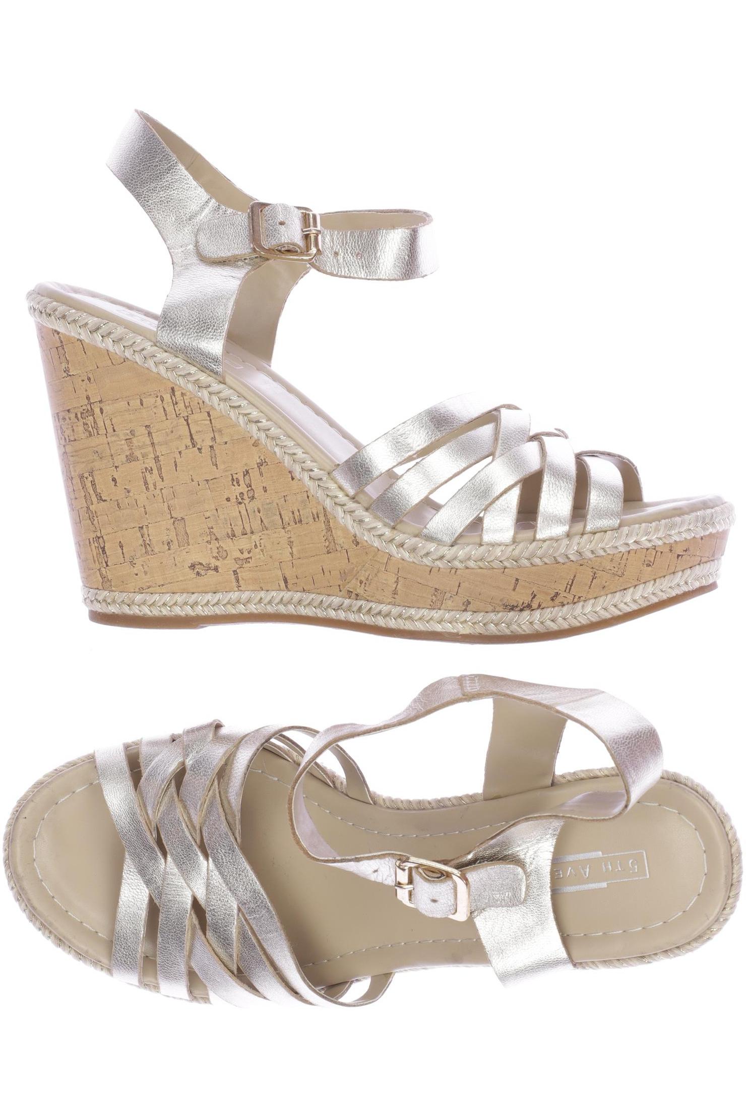 

5th Avenue Damen Sandale, gold, Gr. 38