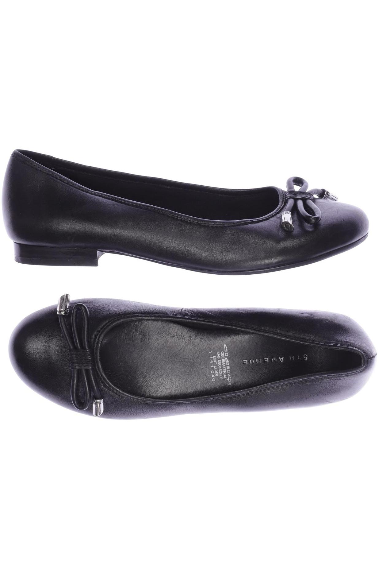 

5th Avenue Damen Ballerinas, schwarz, Gr. 39