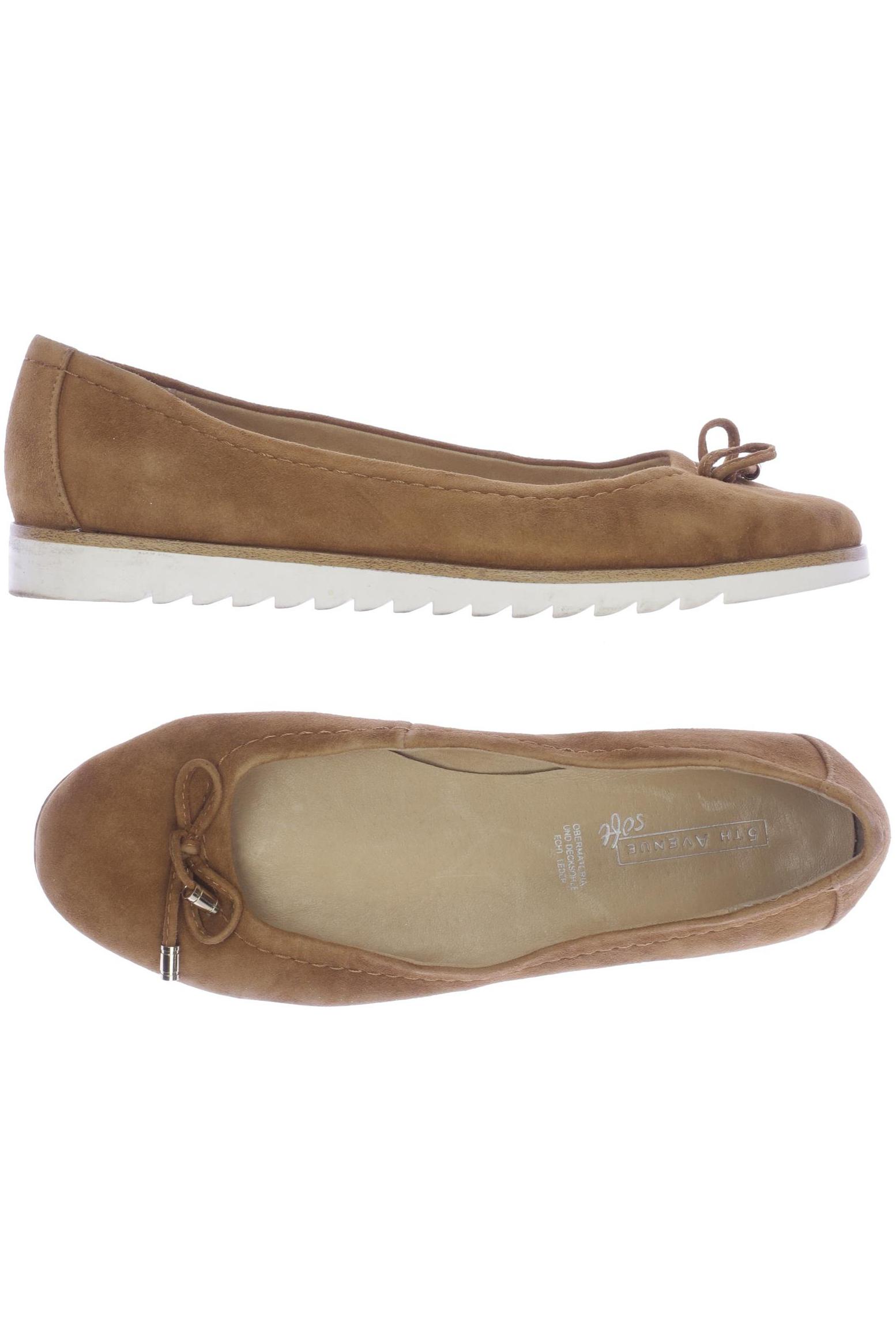 

5th Avenue Damen Ballerinas, braun, Gr. 37