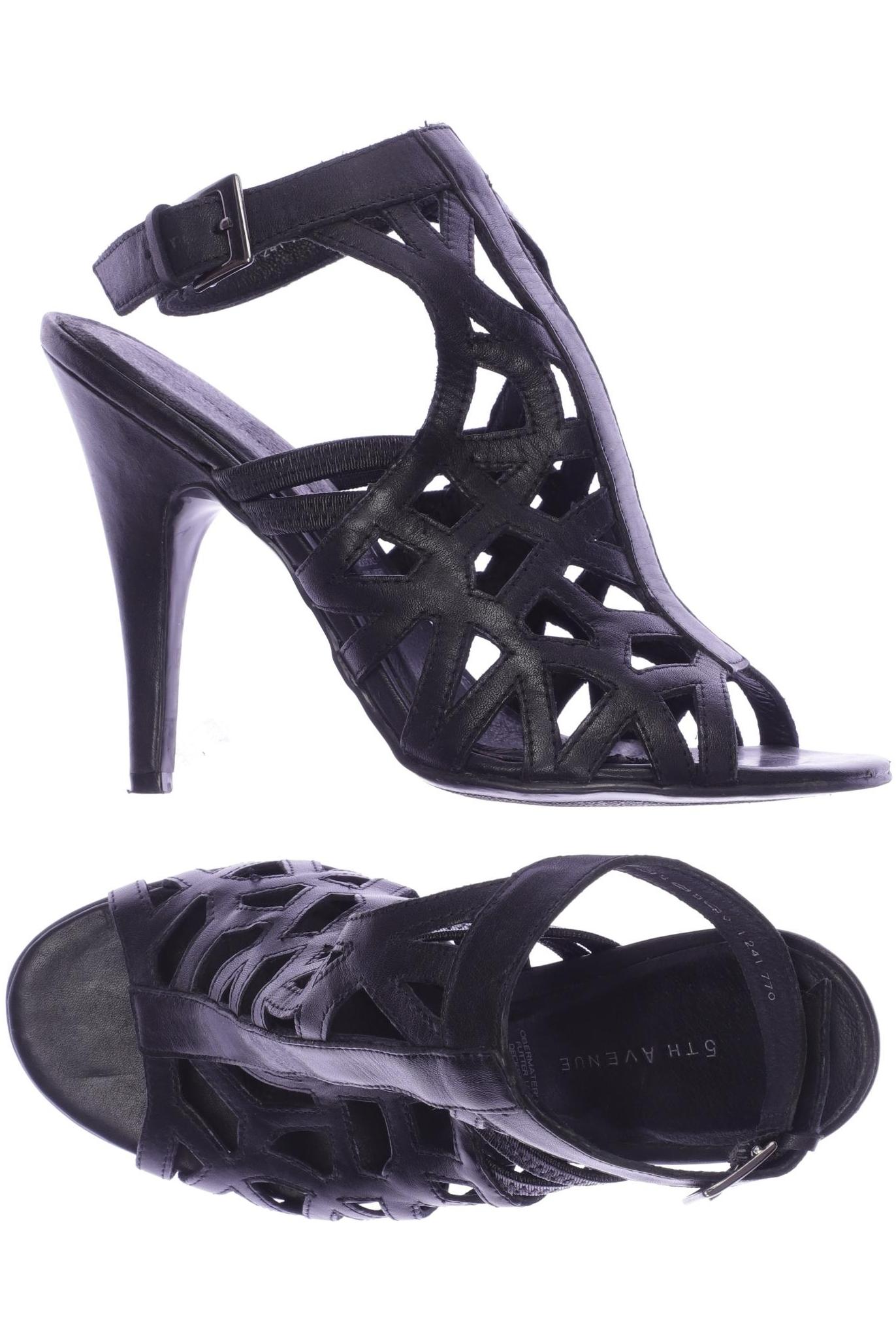 

5th Avenue Damen Sandale, schwarz, Gr. 39