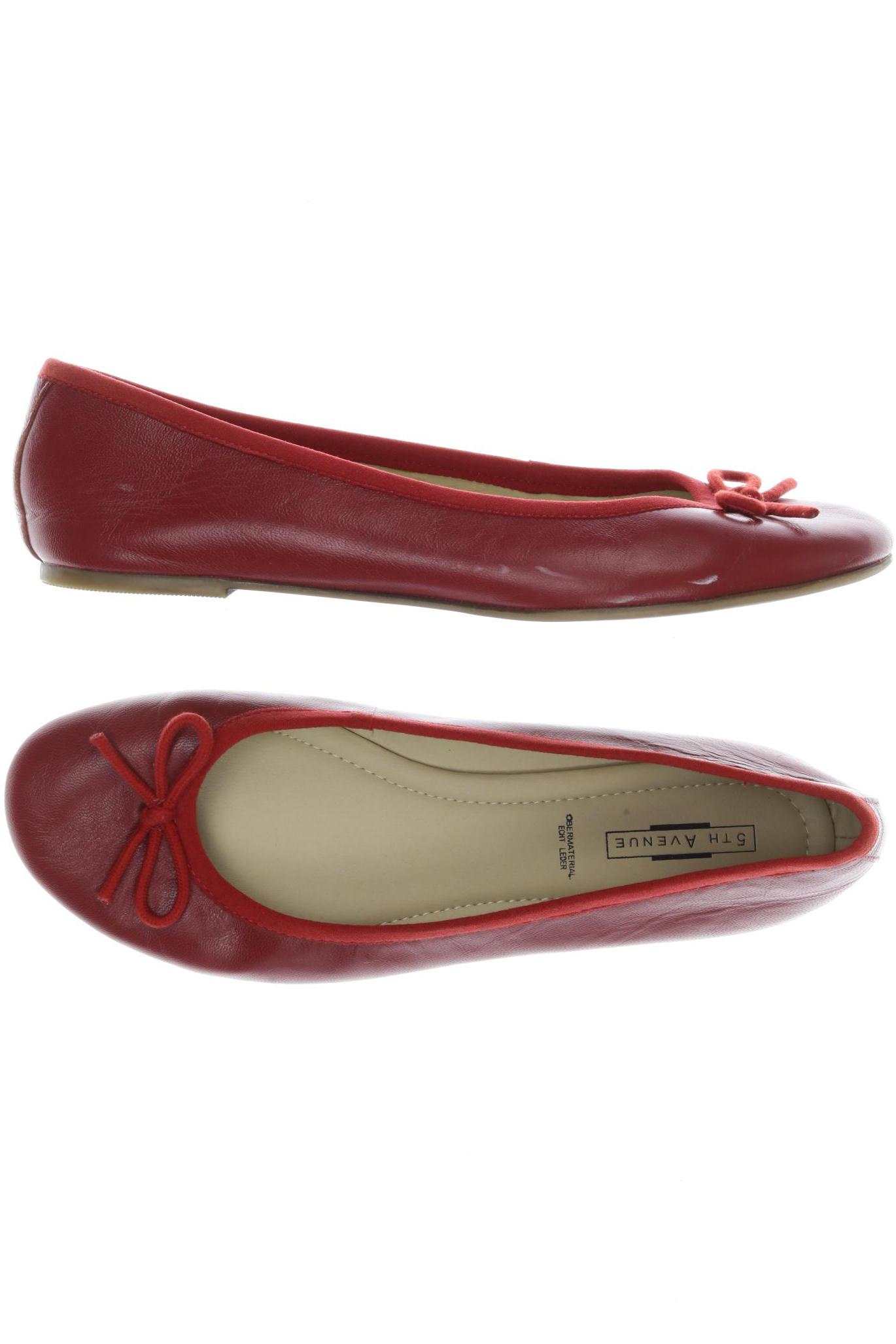 

5th Avenue Damen Ballerinas, rot, Gr. 40