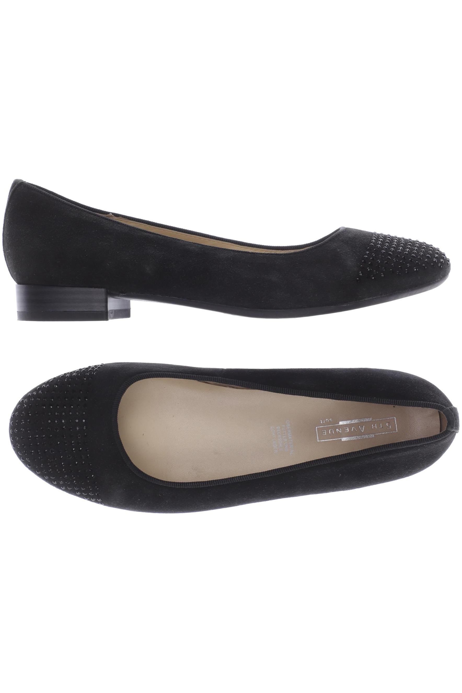

5th Avenue Damen Ballerinas, schwarz, Gr. 37