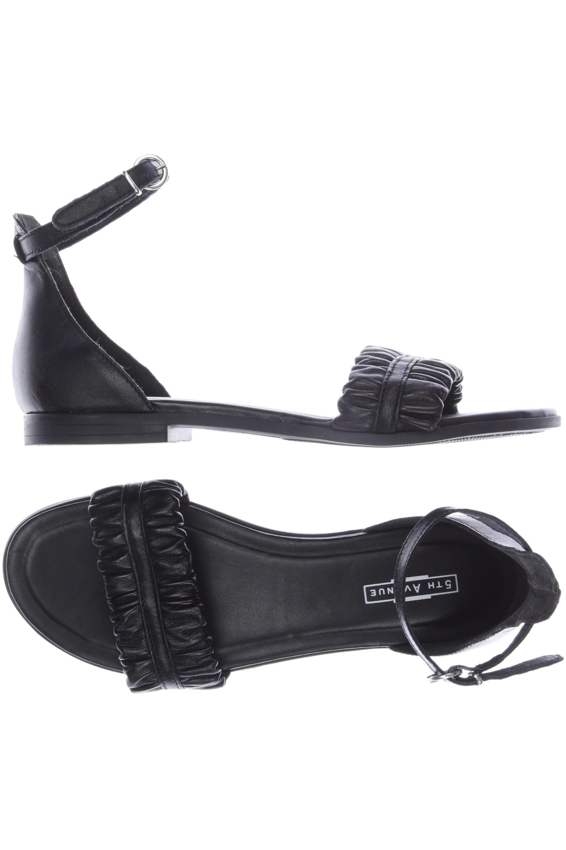 

5th Avenue Damen Sandale, schwarz, Gr. 39