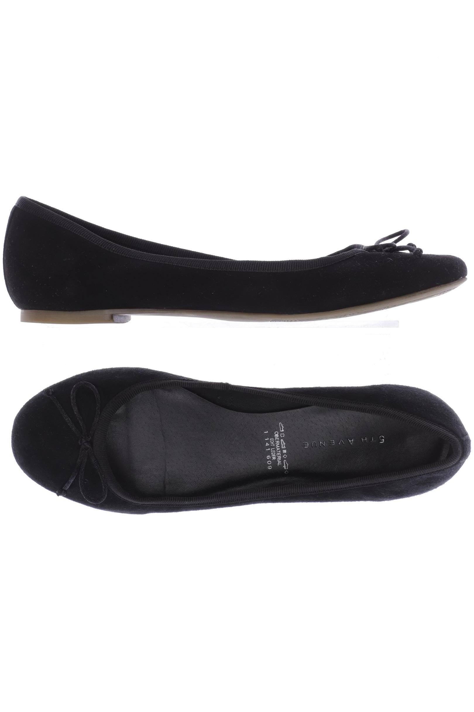 

5th Avenue Damen Ballerinas, schwarz, Gr. 38