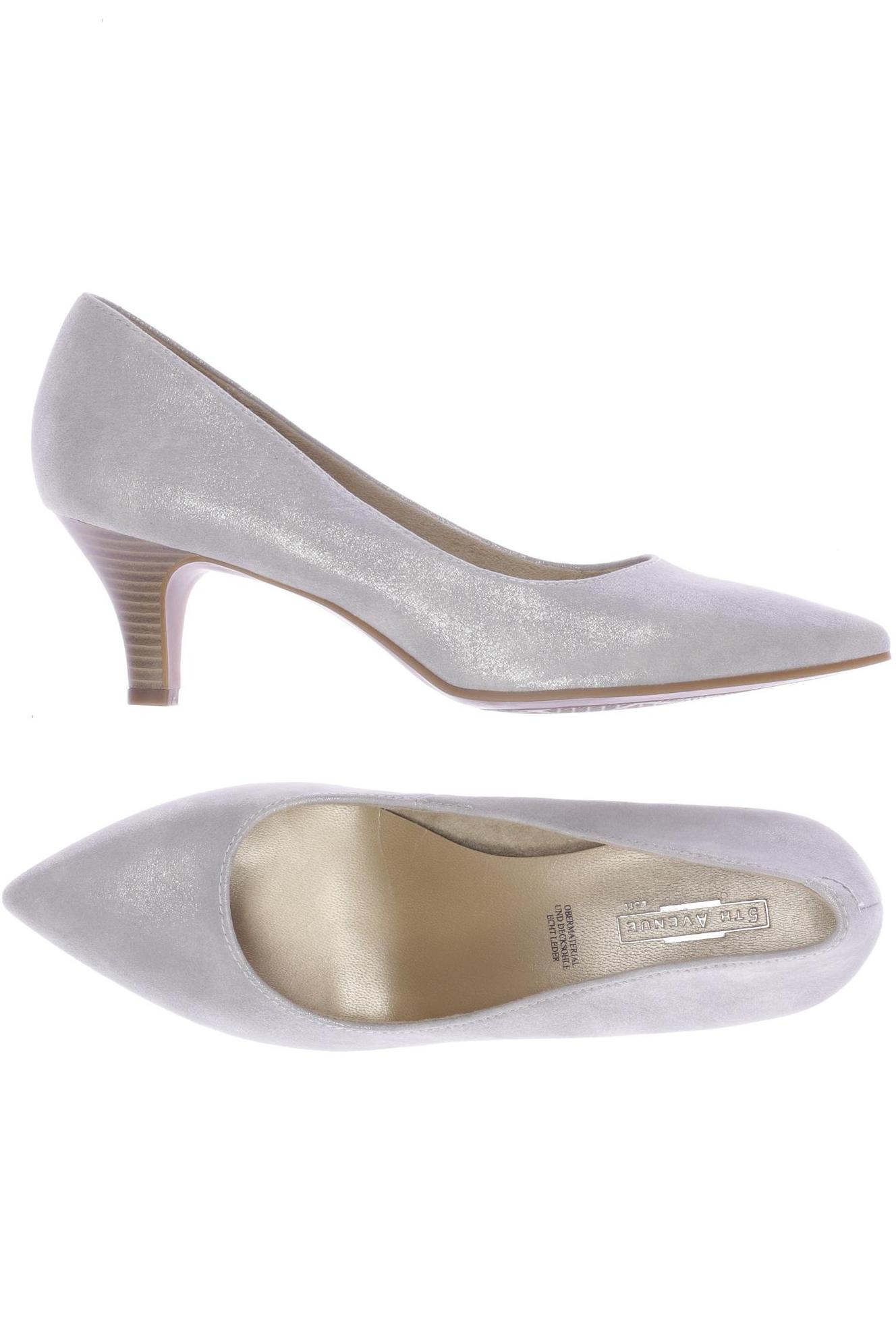 

5th Avenue Damen Pumps, silber, Gr. 38