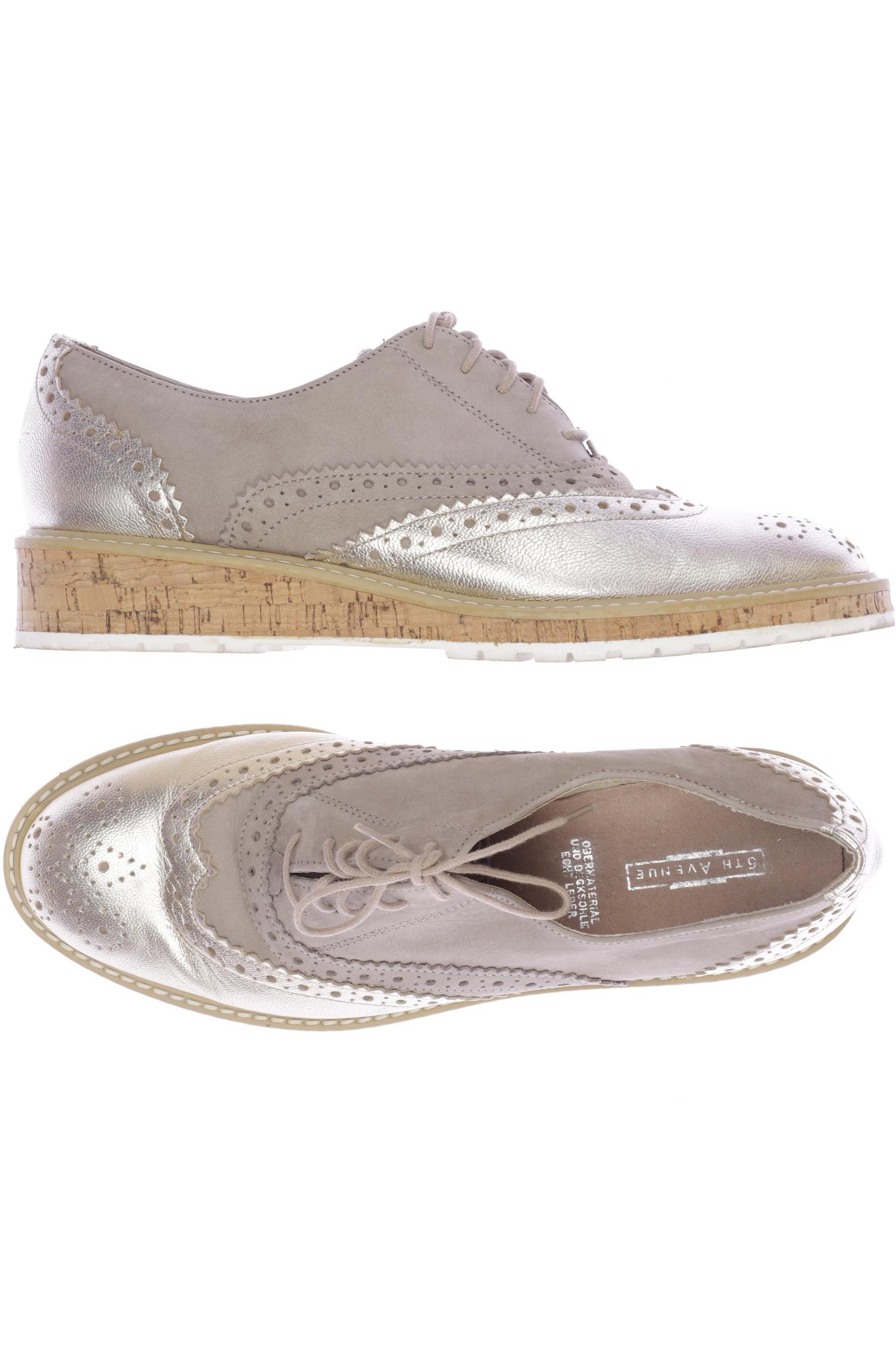 

5th Avenue Damen Halbschuh, beige, Gr. 39