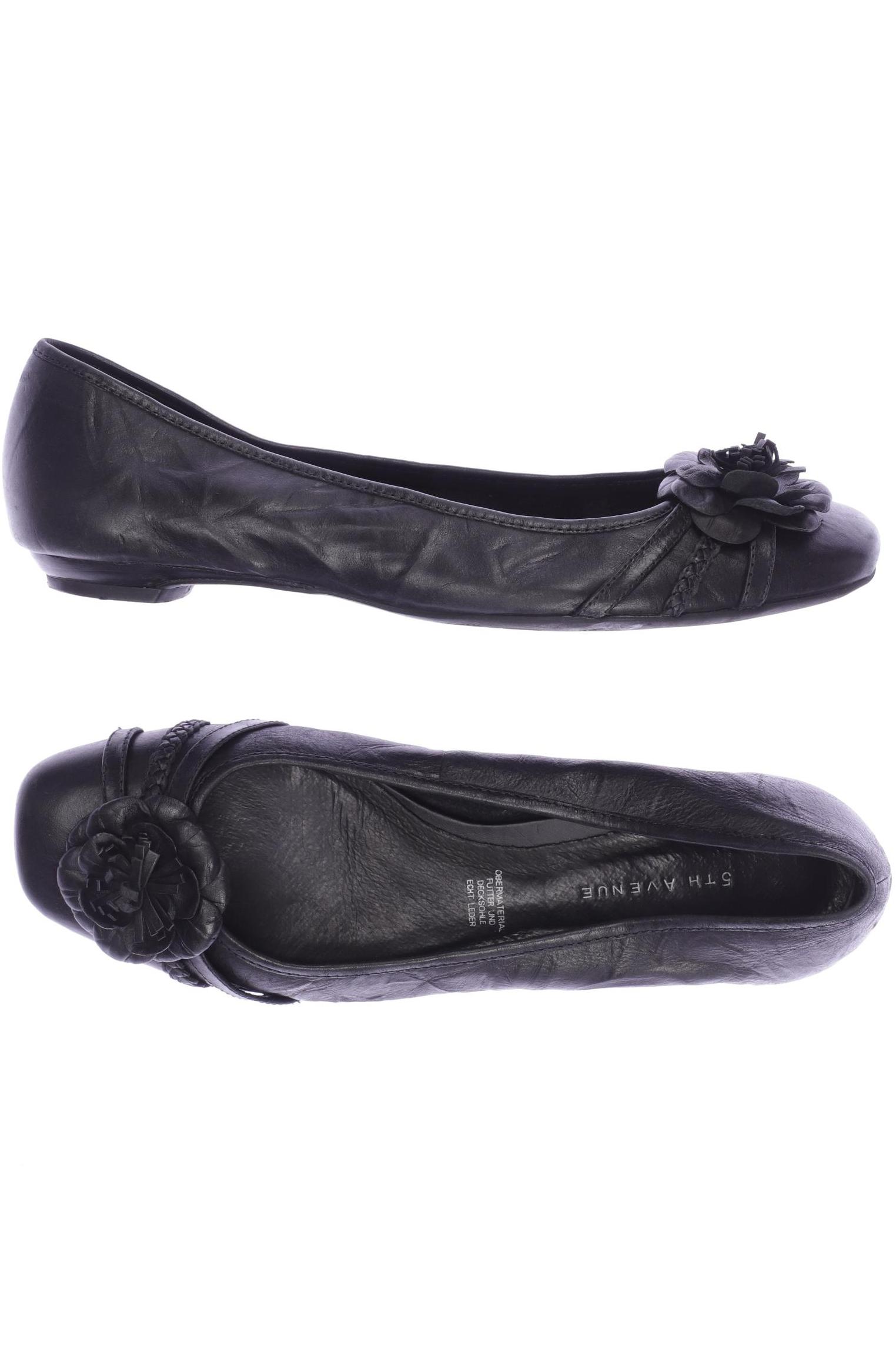 

5th Avenue Damen Ballerinas, schwarz, Gr. 39