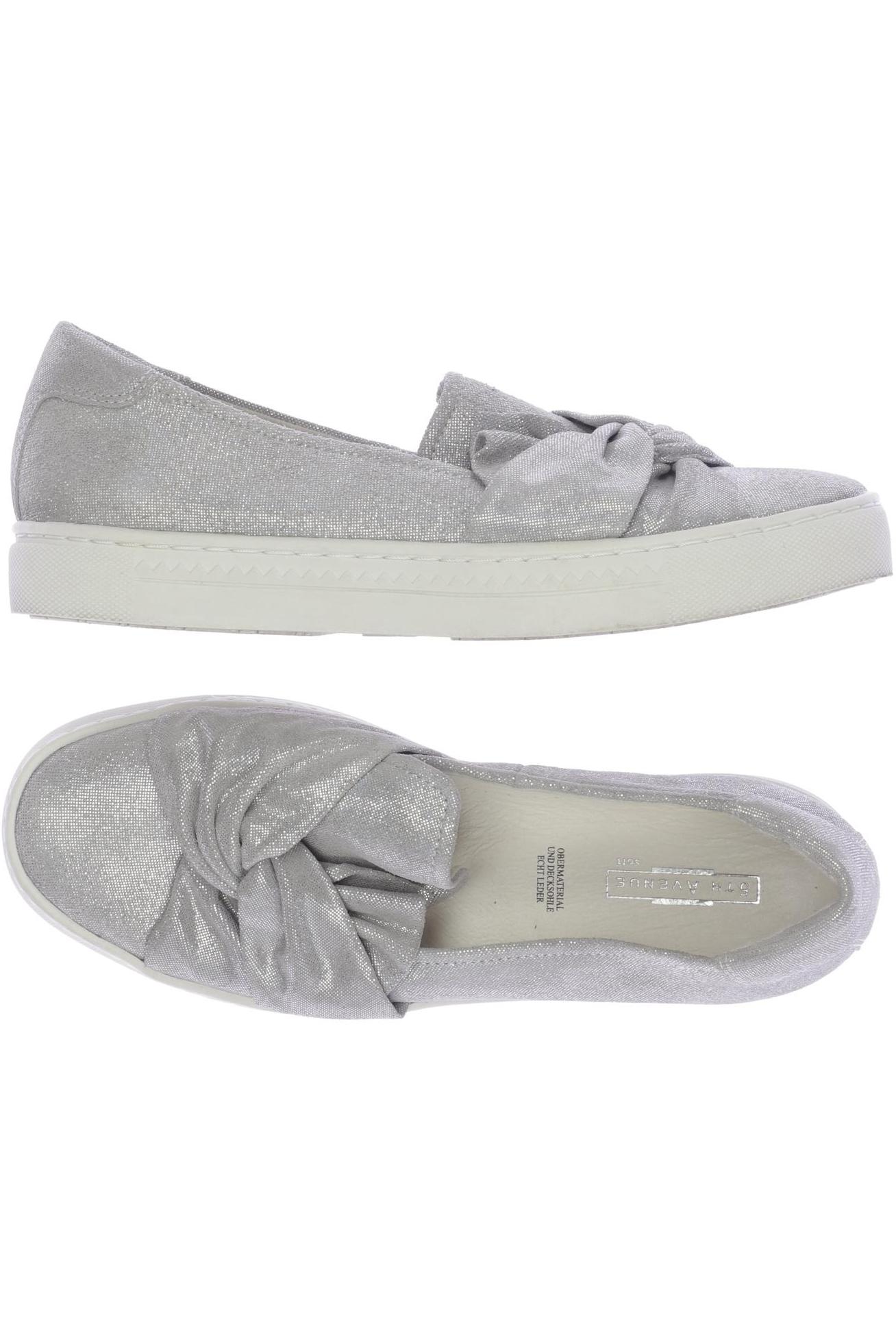 

5th Avenue Damen Halbschuh, silber, Gr. 38
