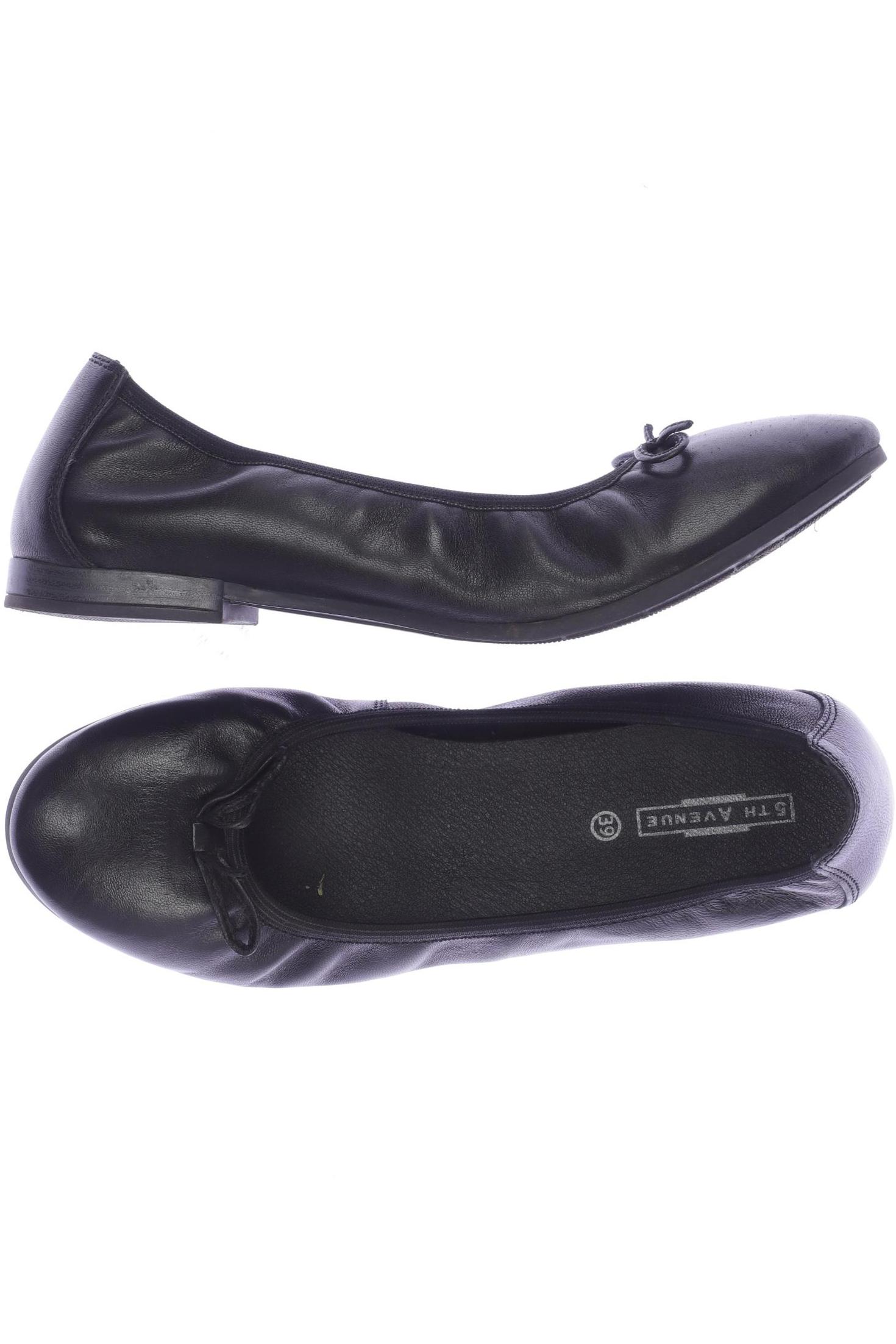 

5th Avenue Damen Ballerinas, schwarz, Gr. 39