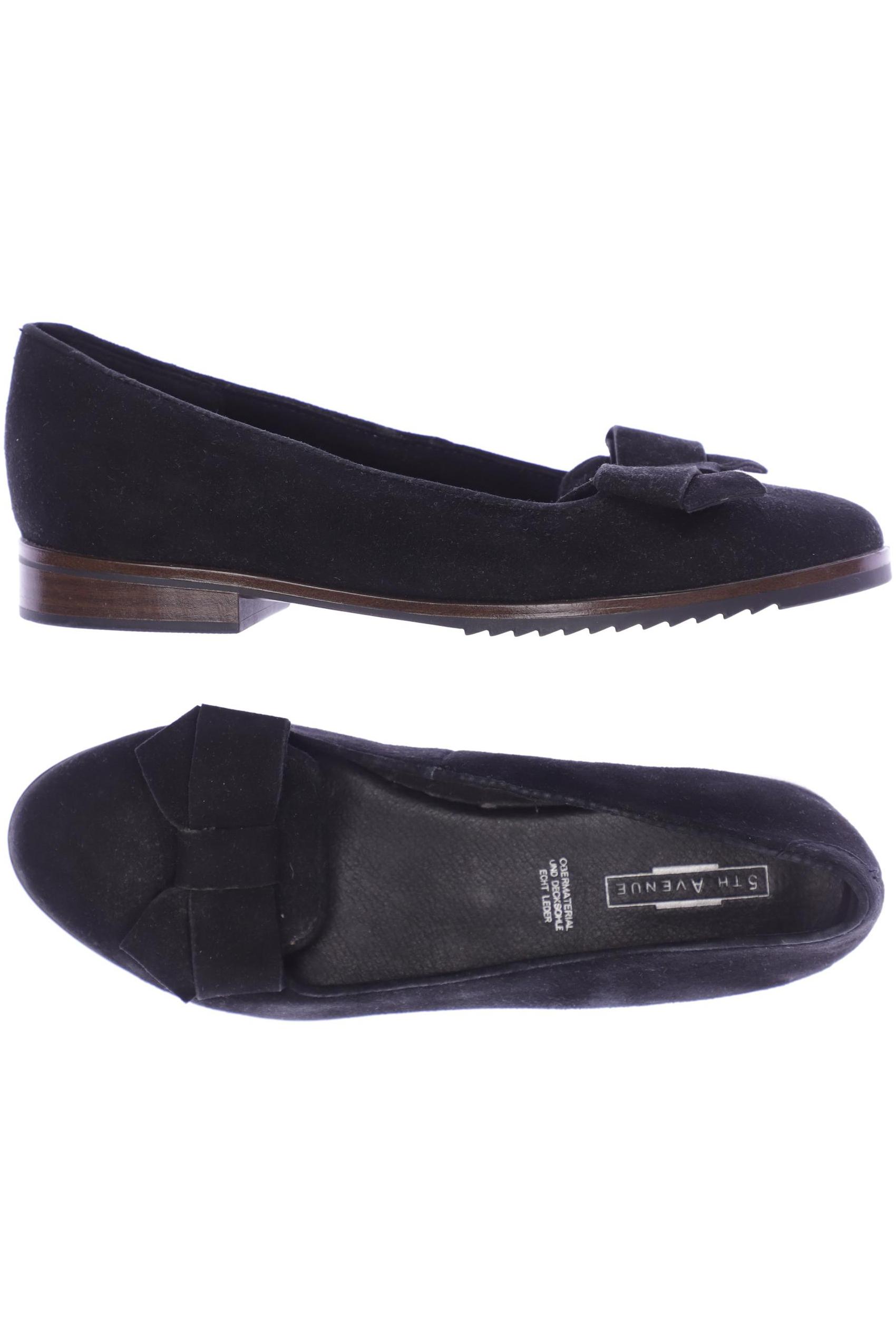 

5th Avenue Damen Halbschuh, schwarz, Gr. 36