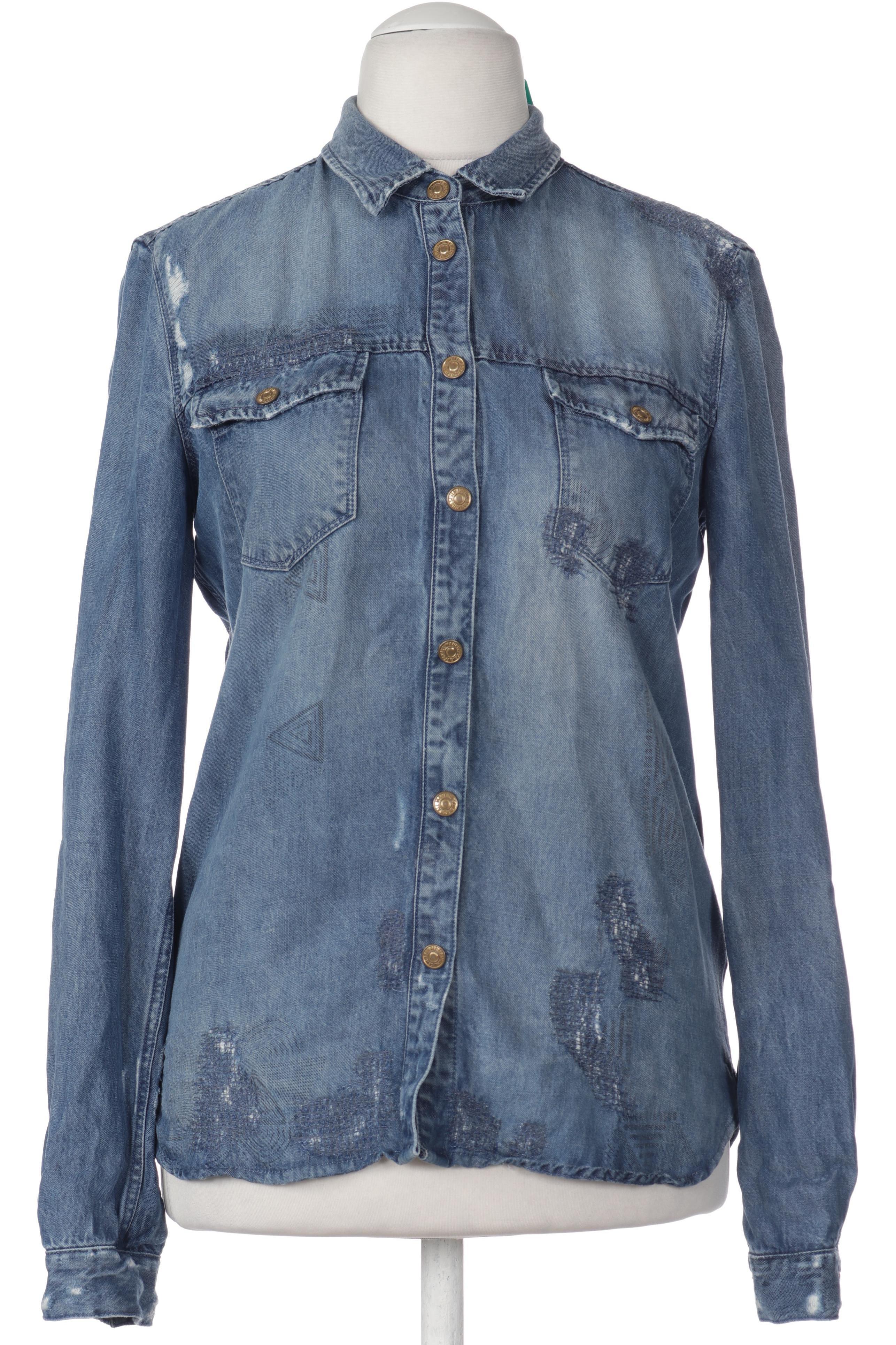 

7 for all mankind Damen Bluse, blau, Gr.