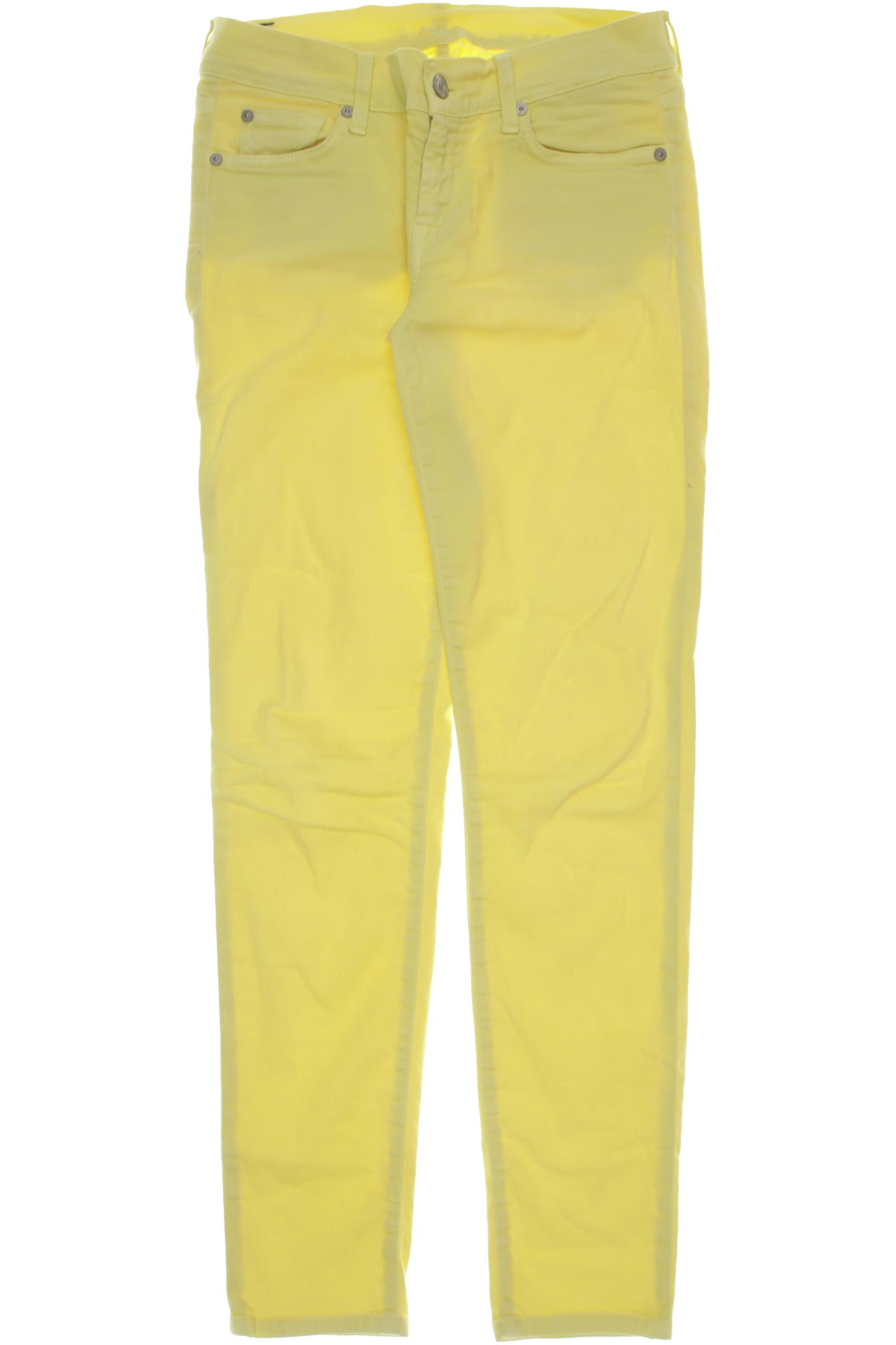 

7 for all mankind Damen Jeans, gelb, Gr. 26