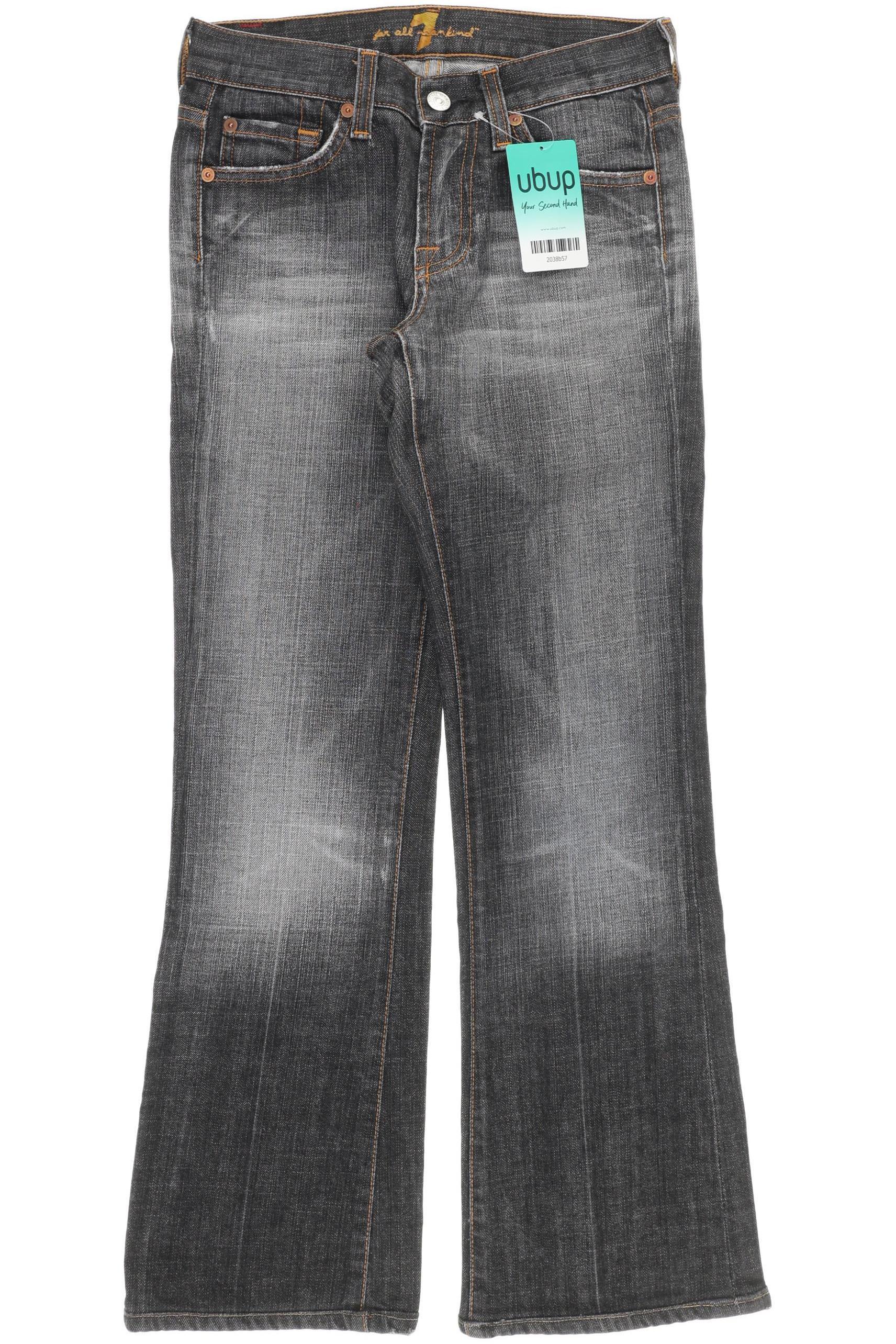 

7 for all mankind Damen Jeans, schwarz, Gr. 25