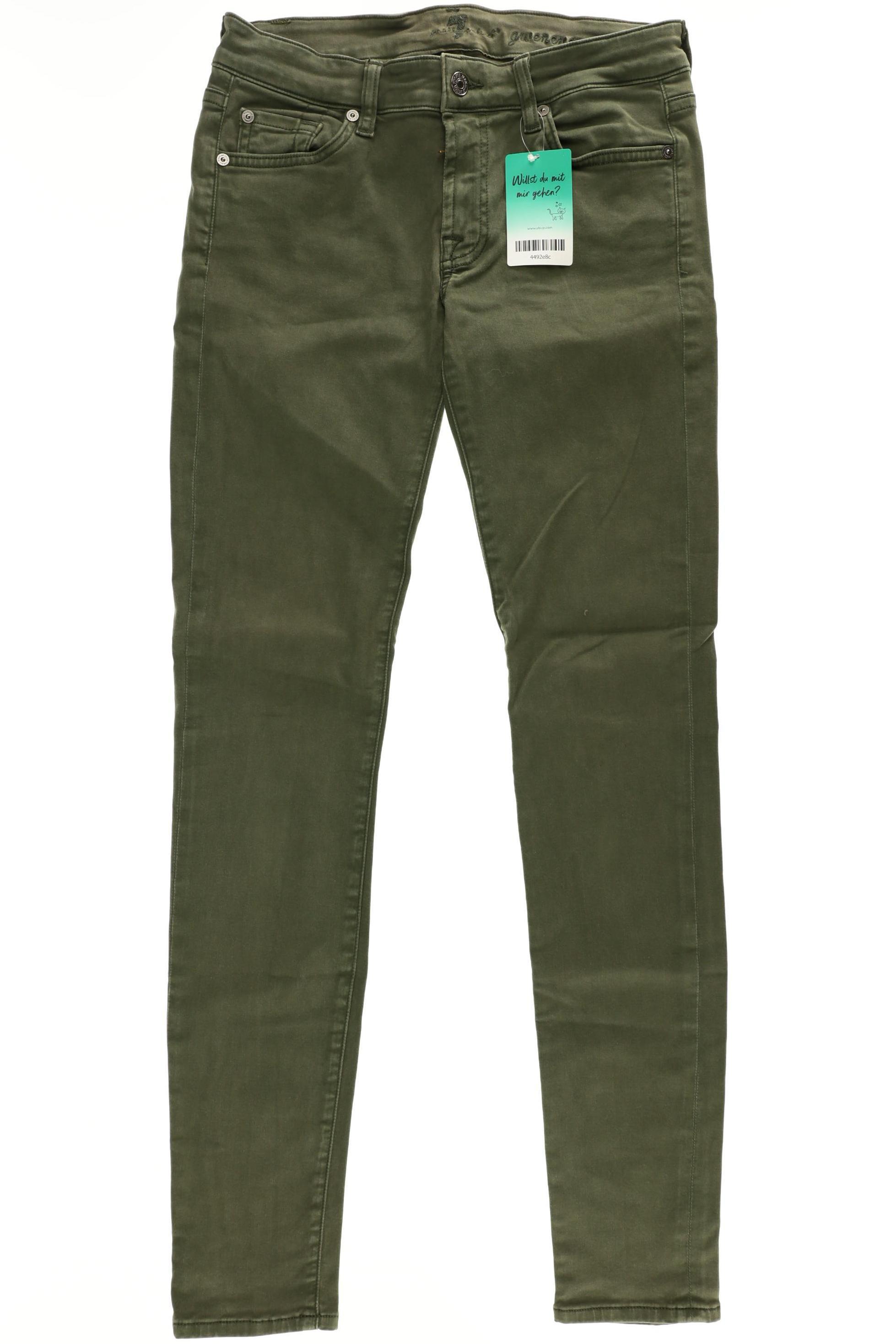 

7 for all mankind Damen Jeans, grün, Gr. 27