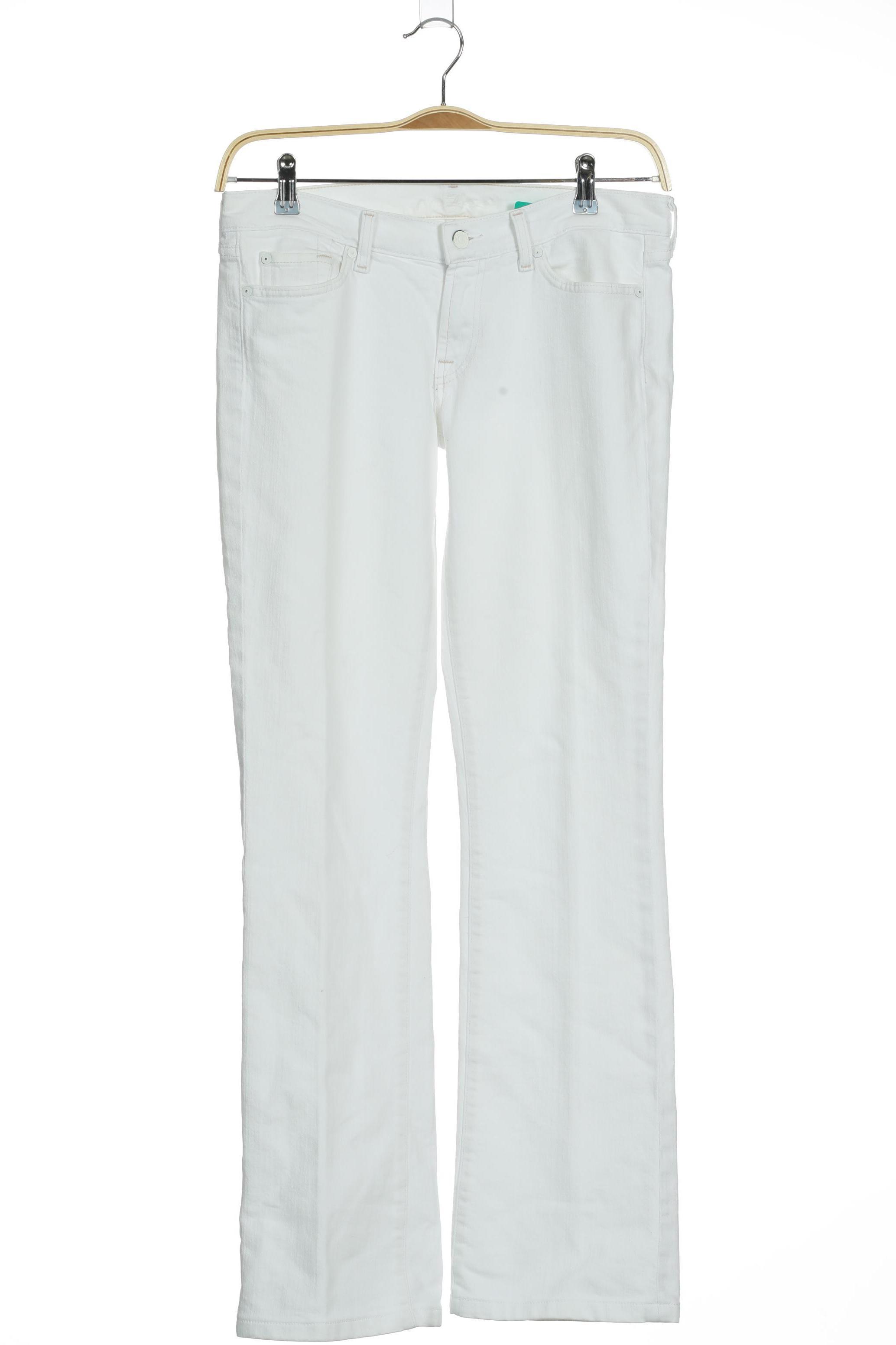 

7 for all mankind Damen Jeans, weiß, Gr. 30