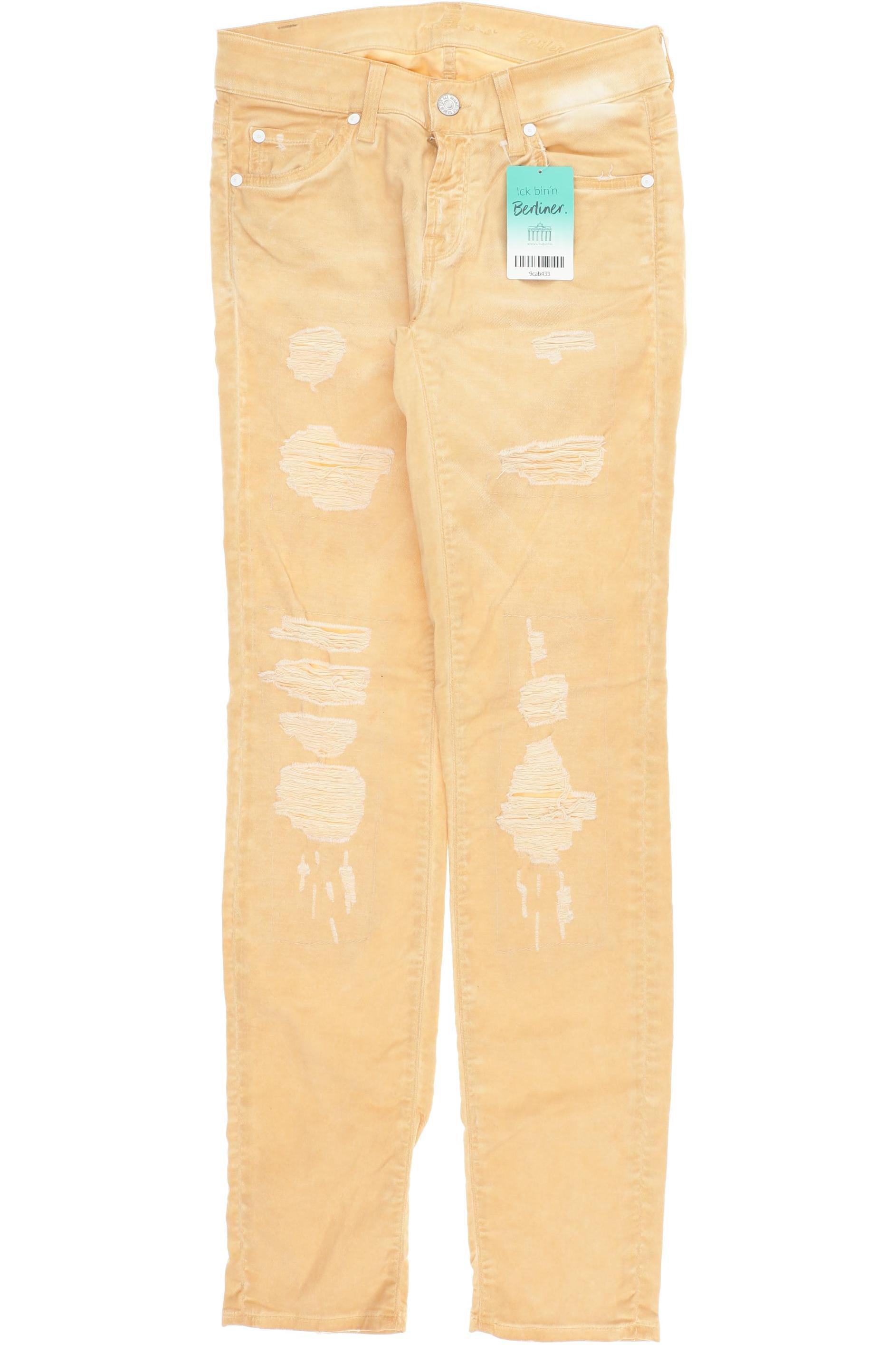 

7 for all mankind Damen Jeans, orange, Gr. 25
